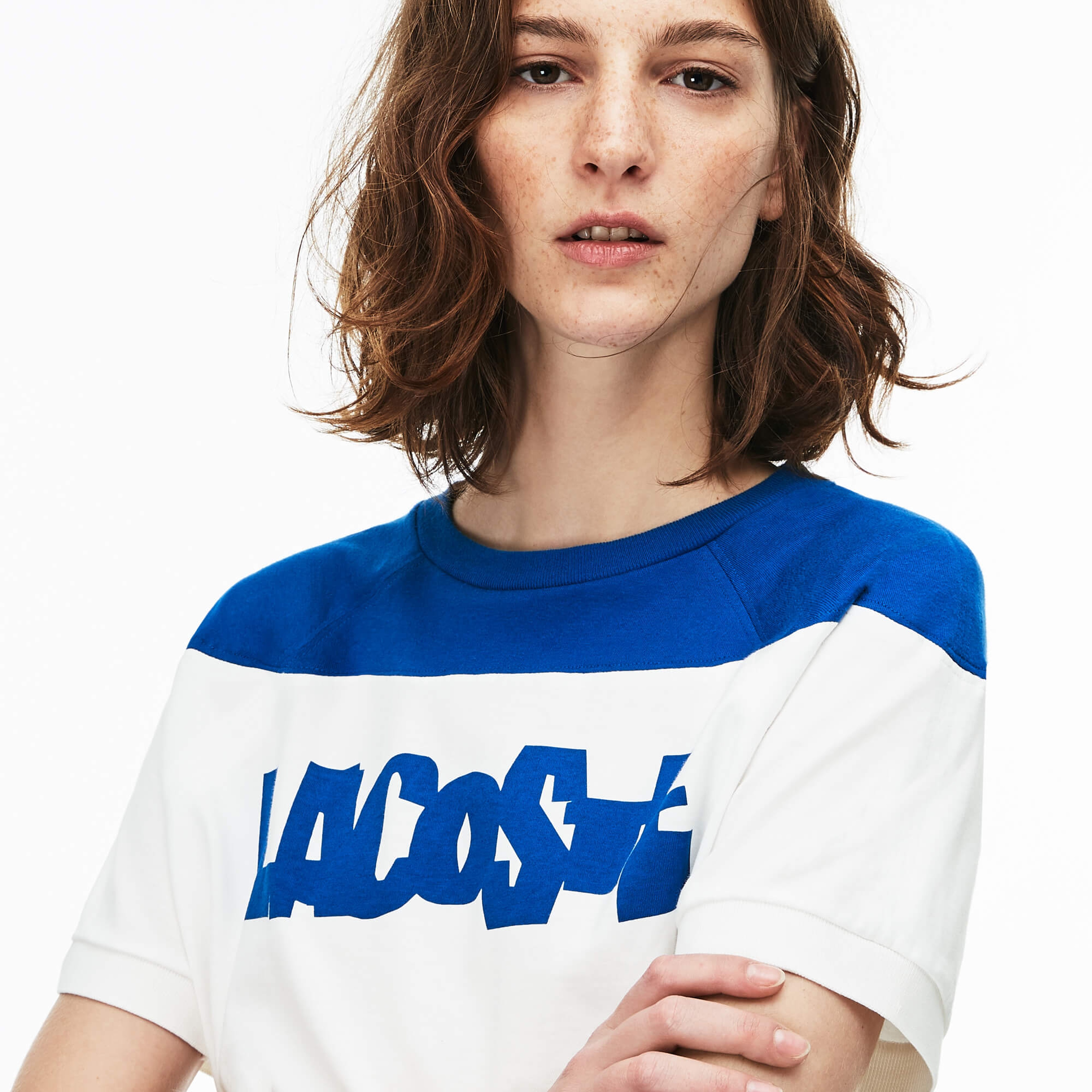 Lacoste Kadın Mavi T-Shirt