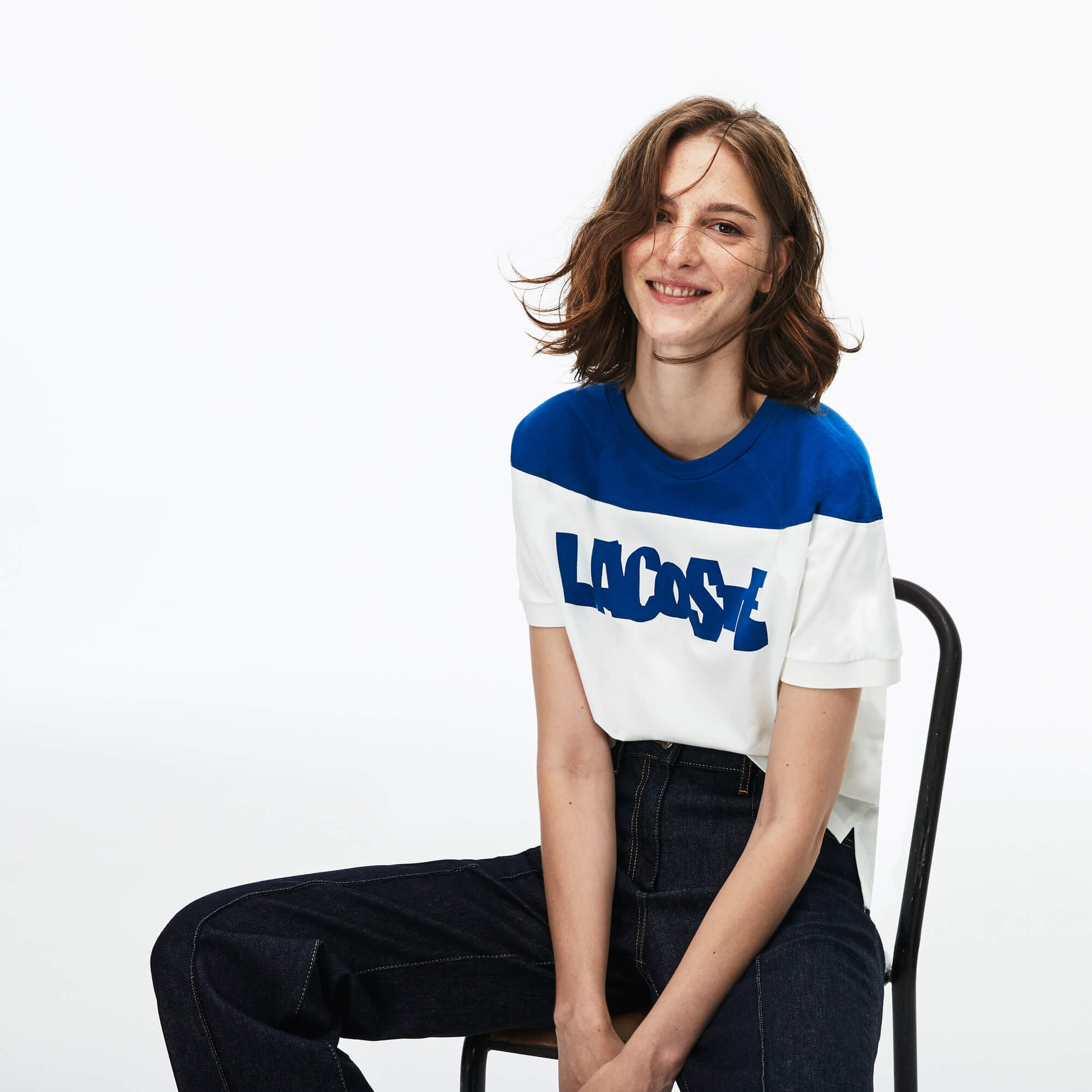 Lacoste Kadın Mavi T-Shirt