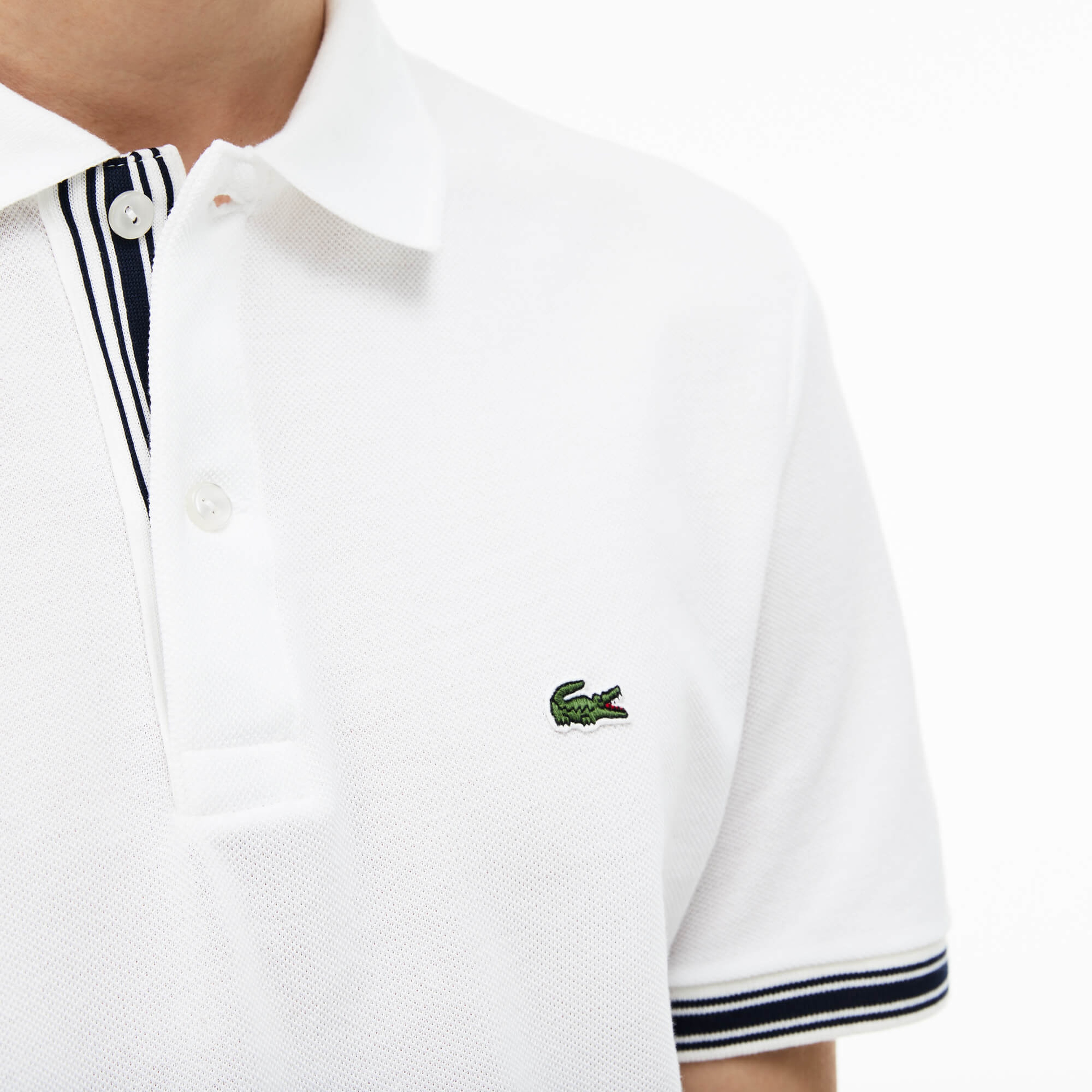 Lacoste Erkek Beyaz Polo