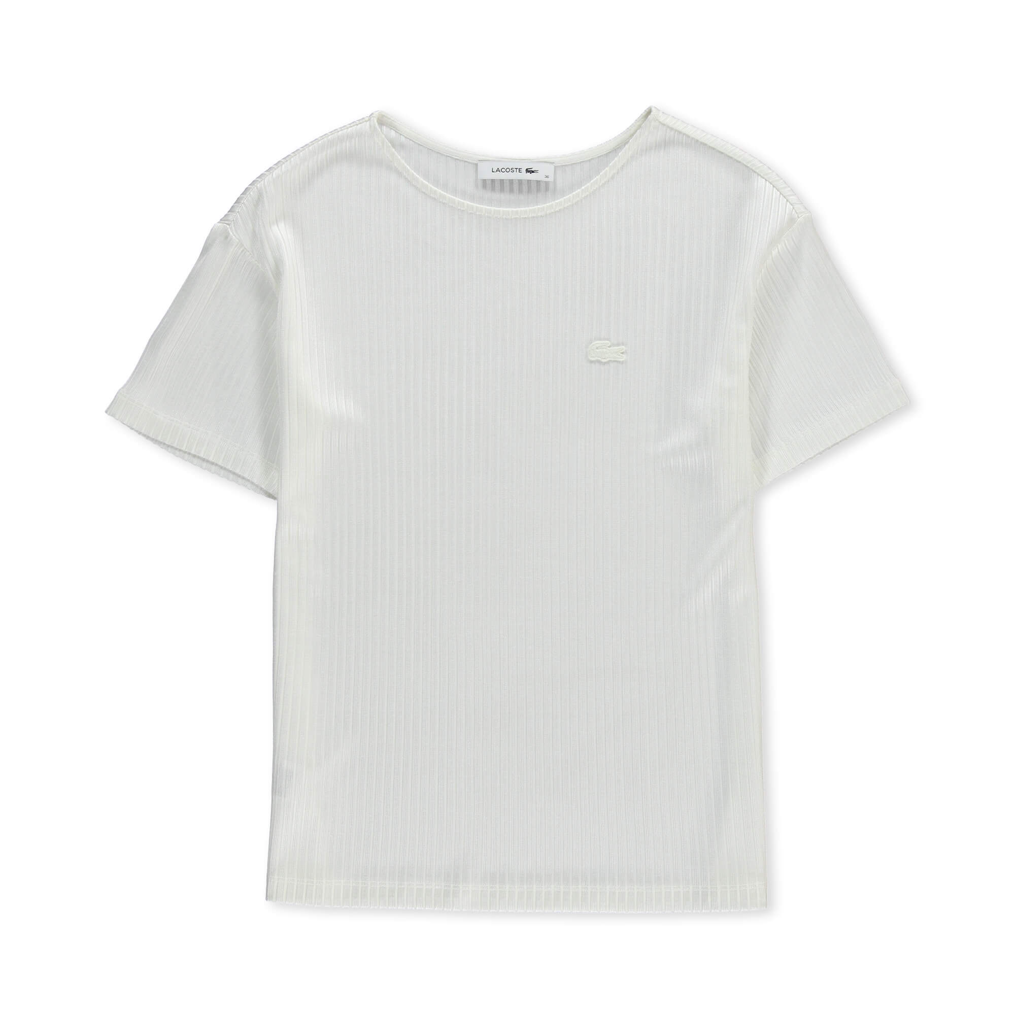 Lacoste Kadın Bej T-Shirt