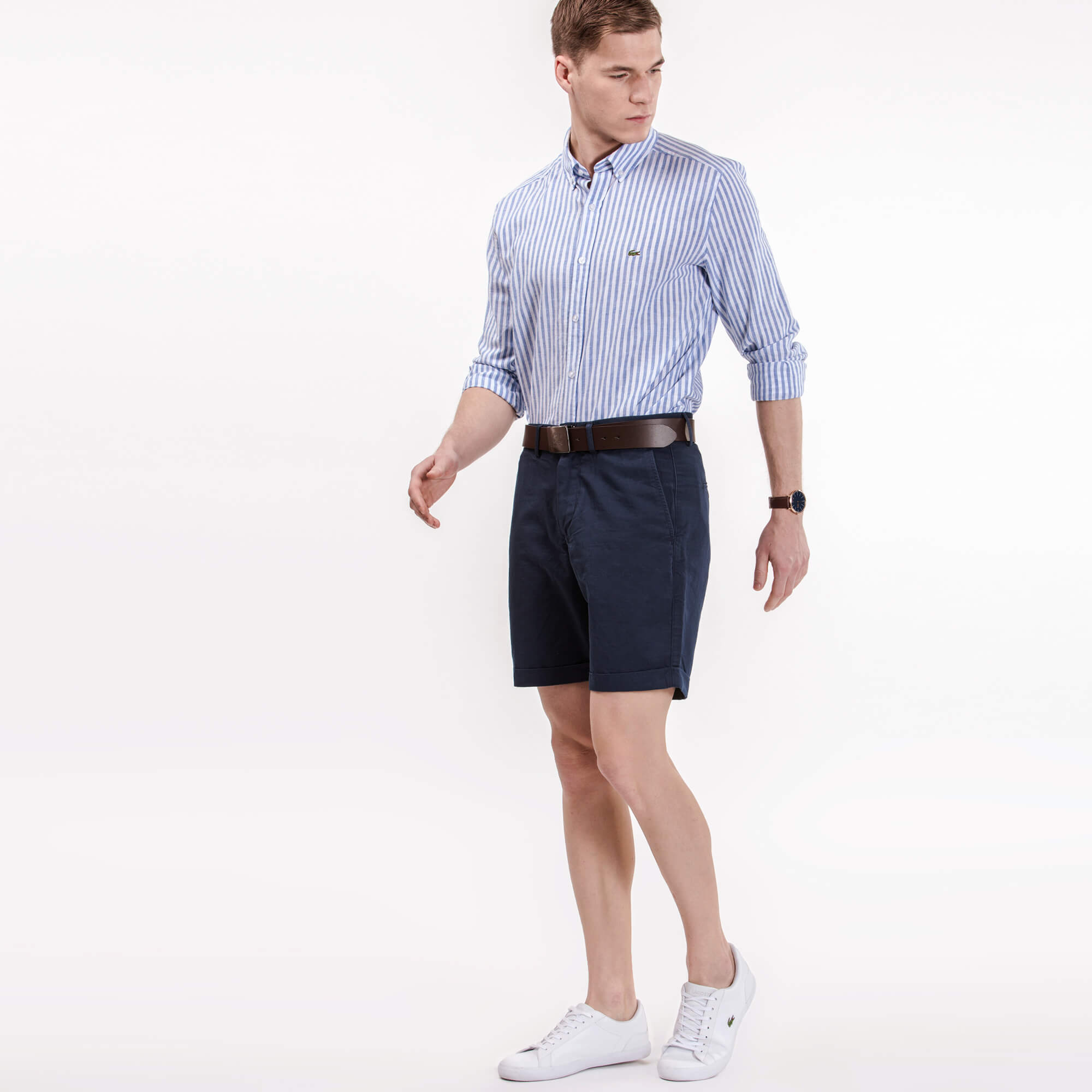 Lacoste Erkek Lacivert Bermuda