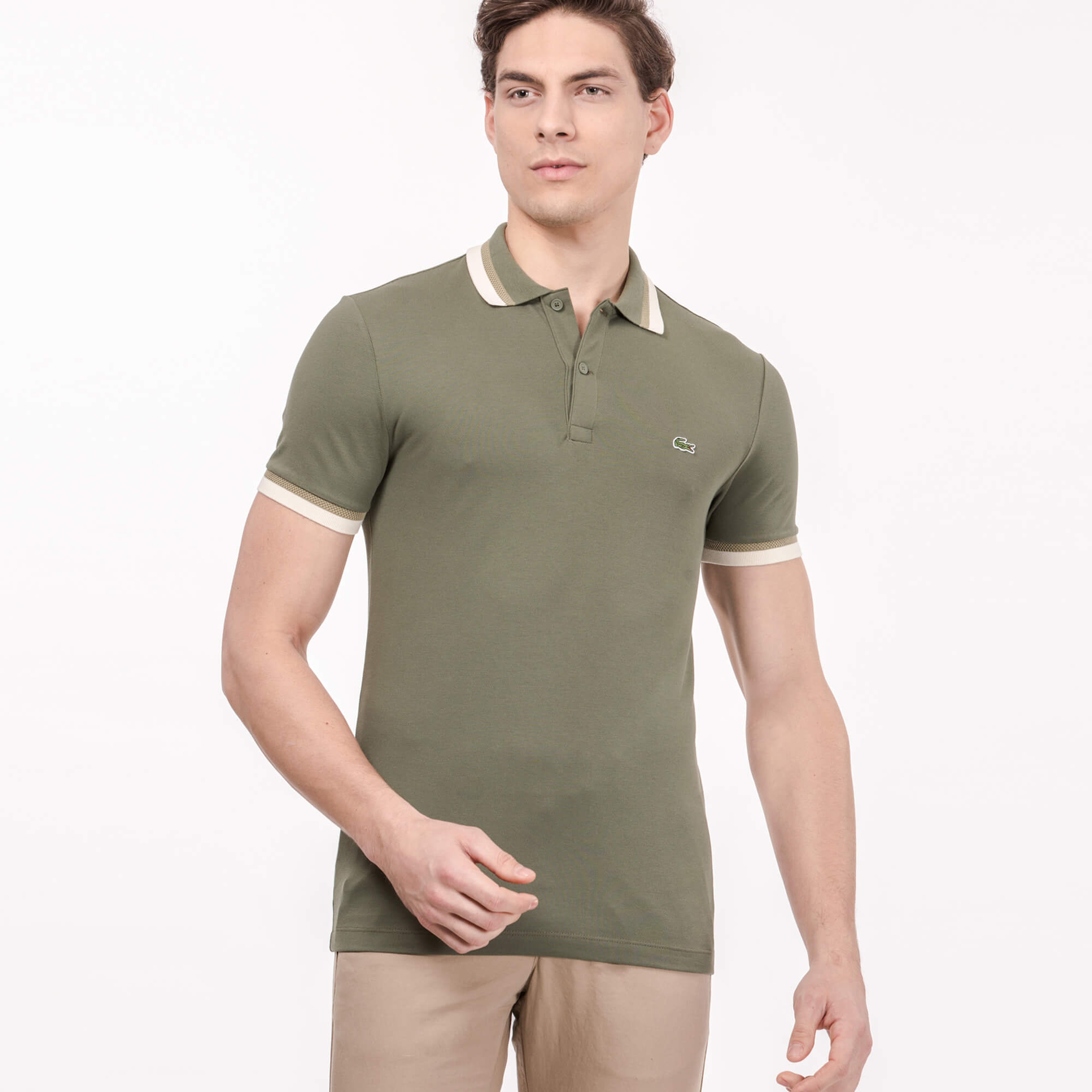 Lacoste Erkek Yeşil Polo