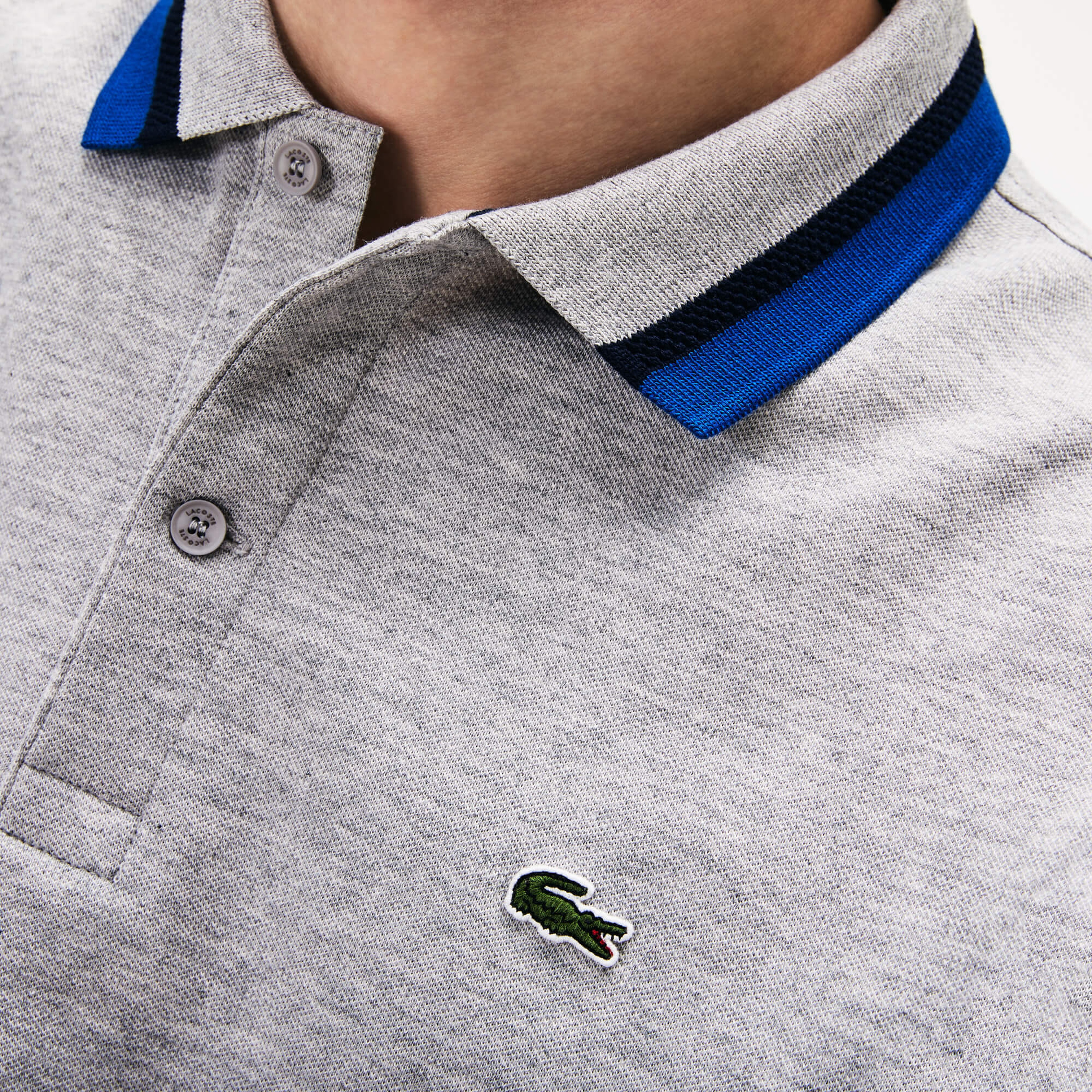 Lacoste Erkek Gri Polo