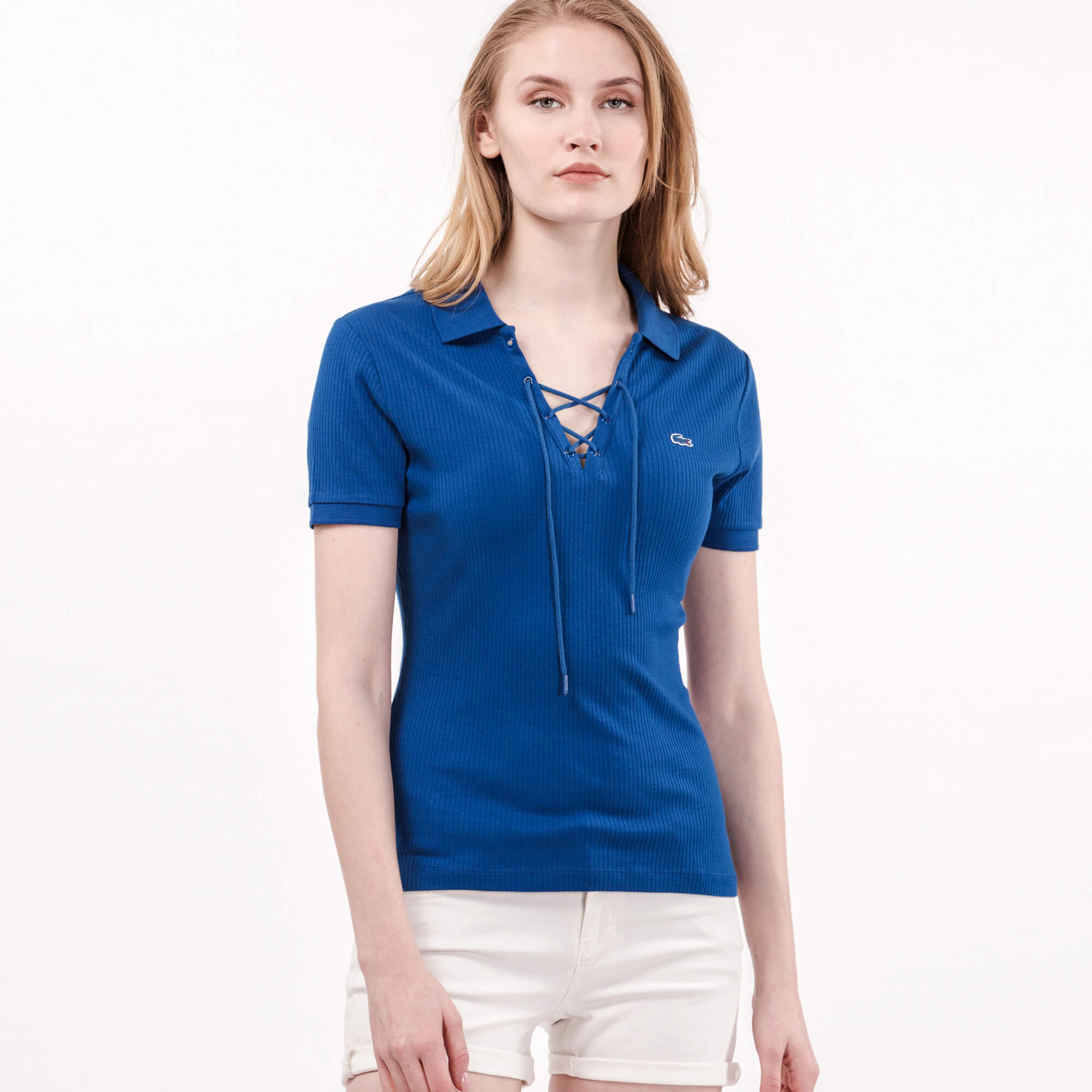 Lacoste Kadın Mavi Polo