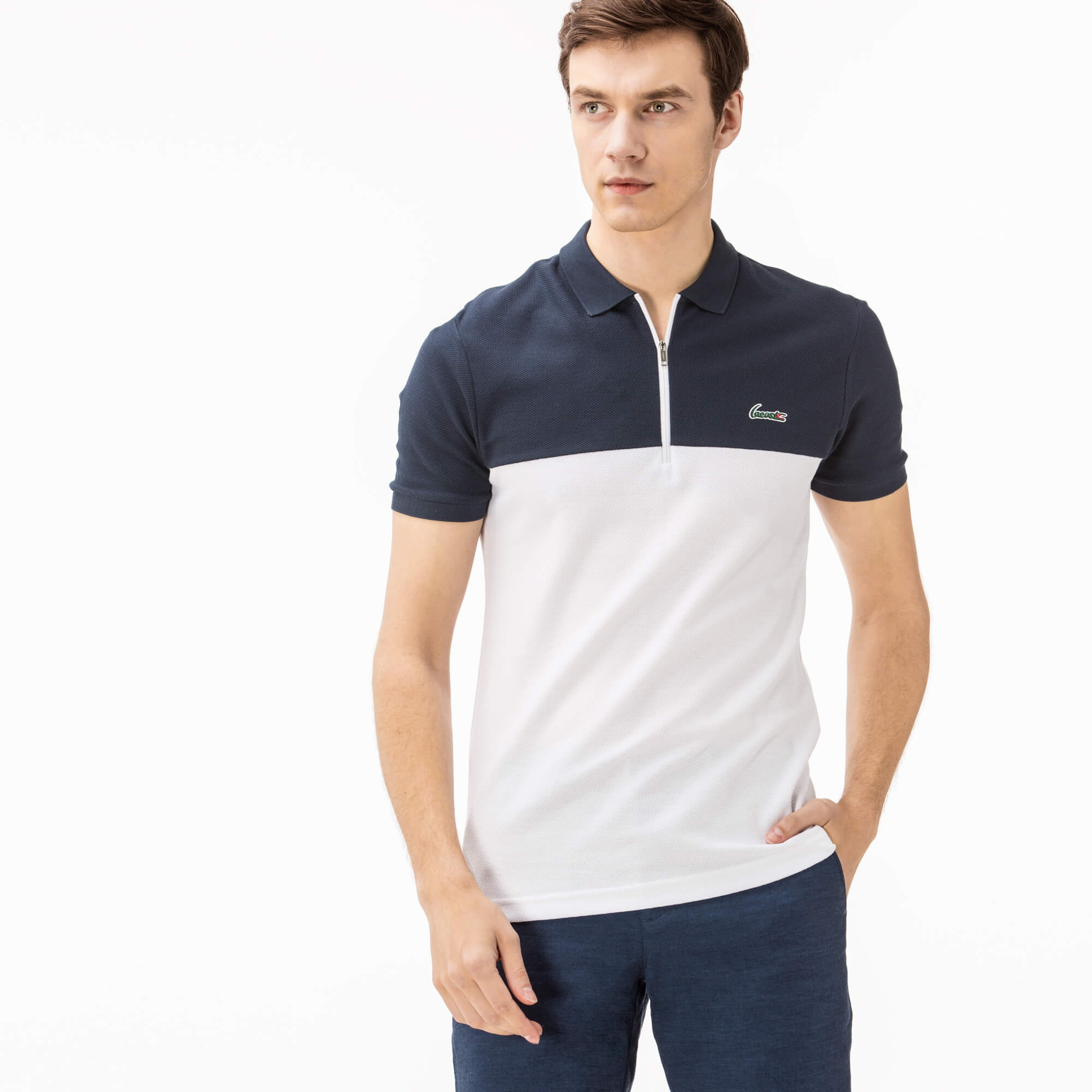 Lacoste Erkek Beyaz Polo
