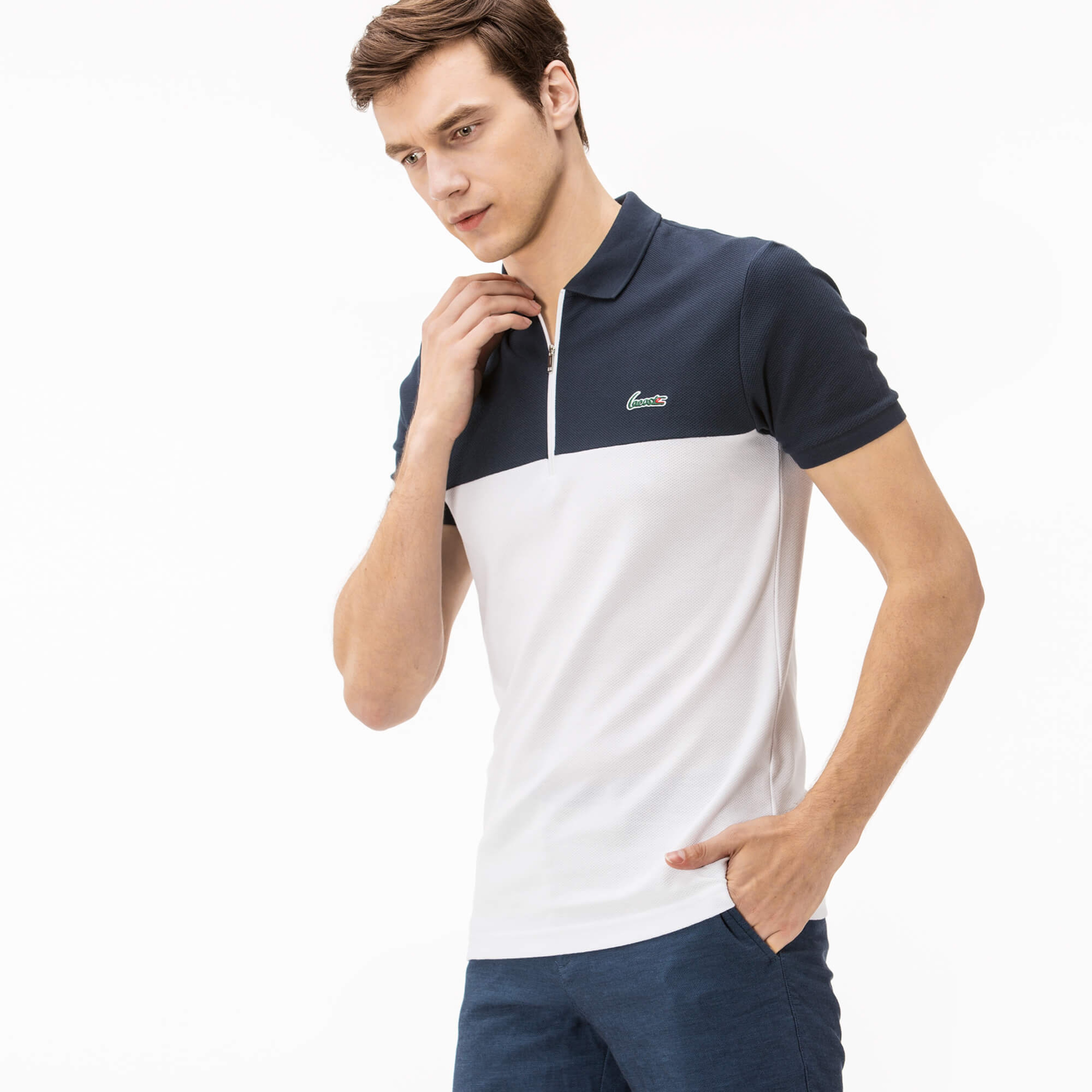 Lacoste Erkek Beyaz Polo