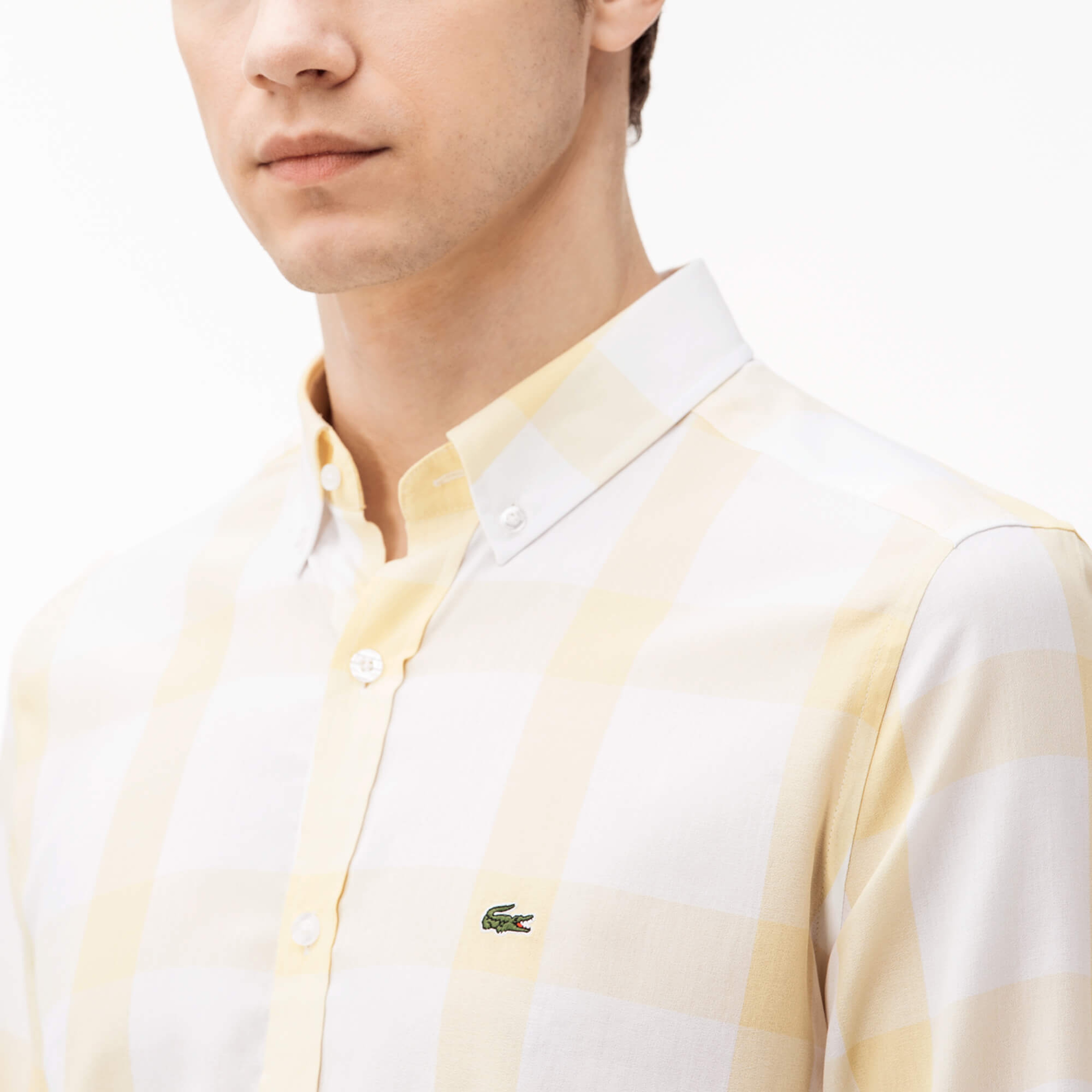 Lacoste Erkek Sarı Gömlek