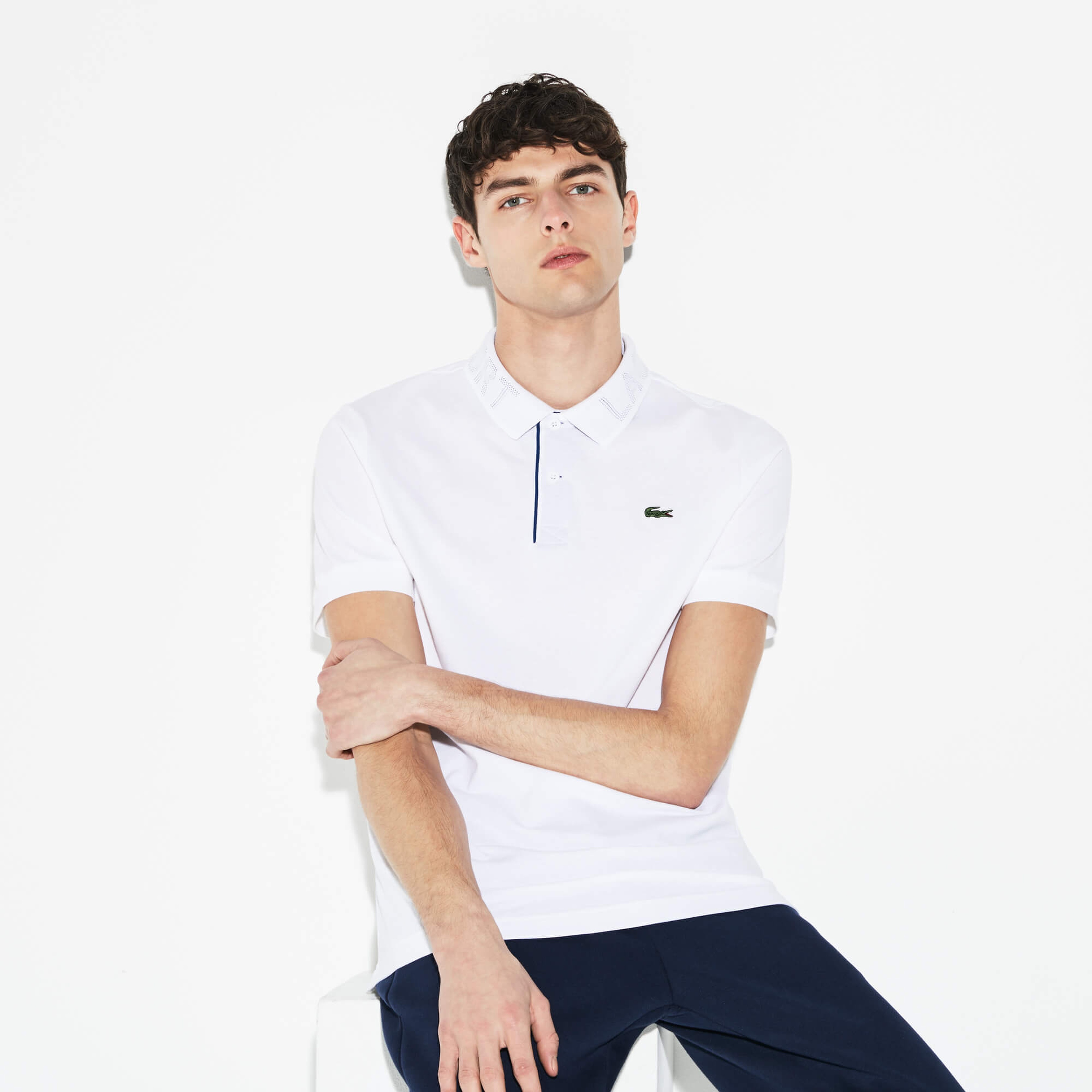 Lacoste Erkek Beyaz Polo