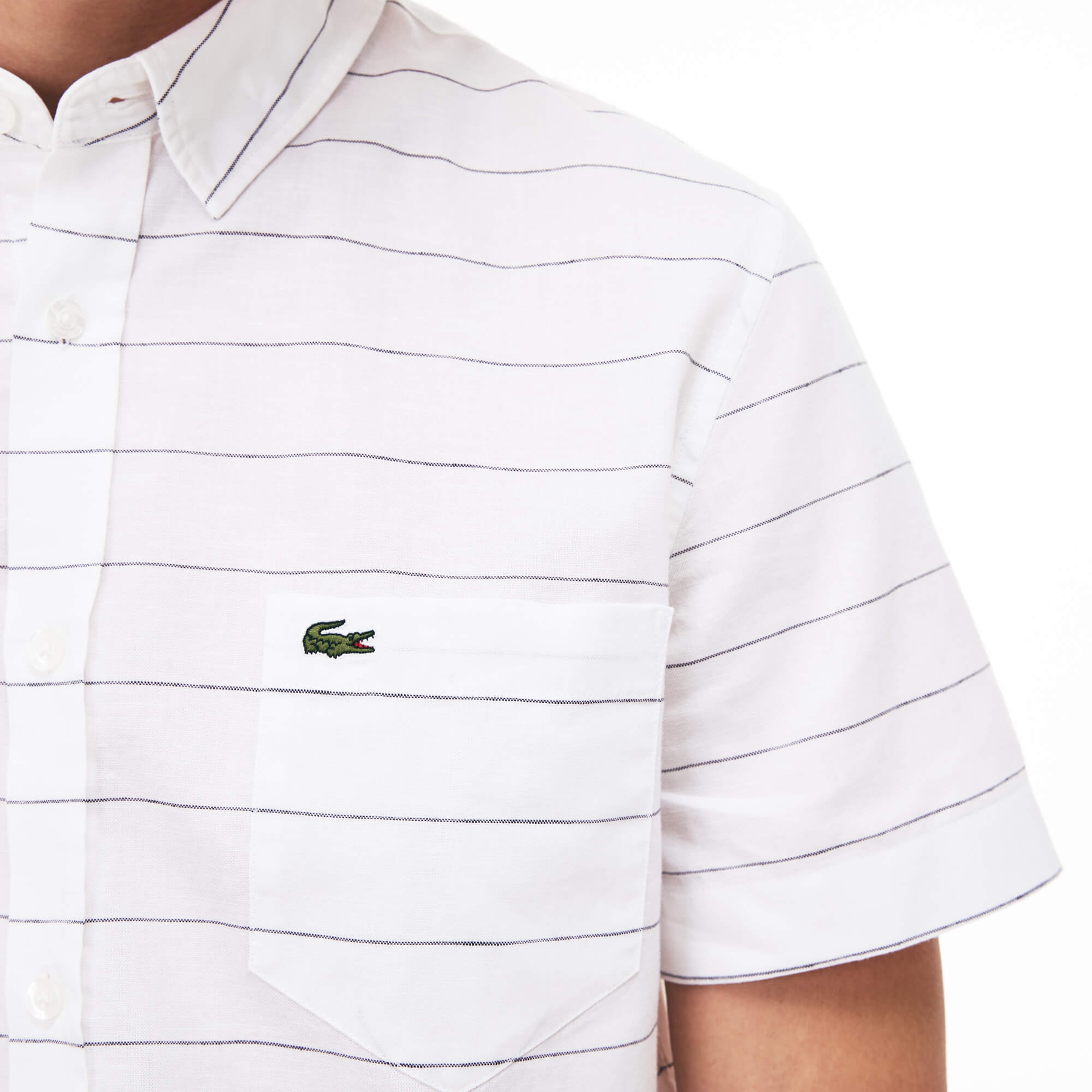 Lacoste Erkek Beyaz Gömlek