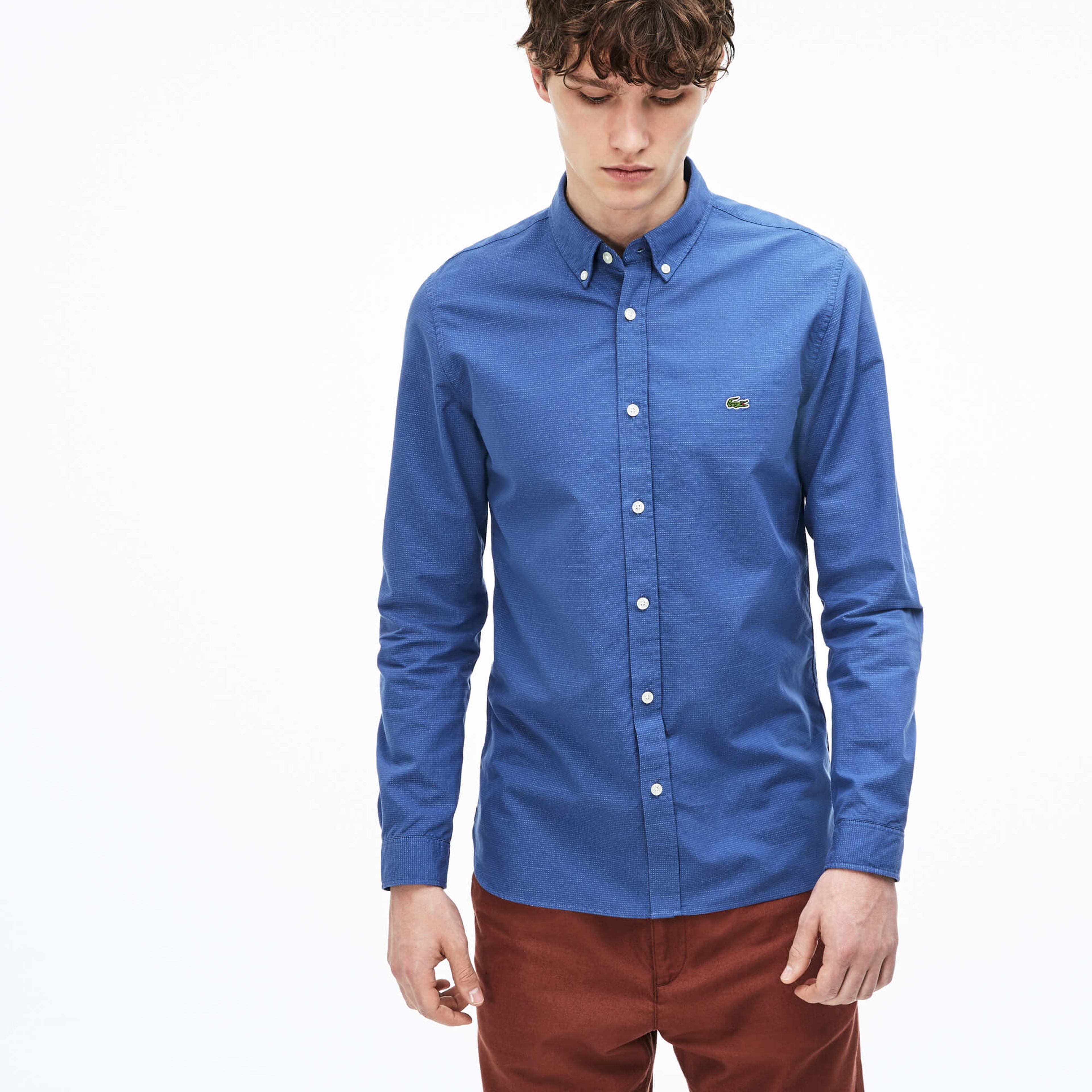 Lacoste Erkek Mavi Gömlek