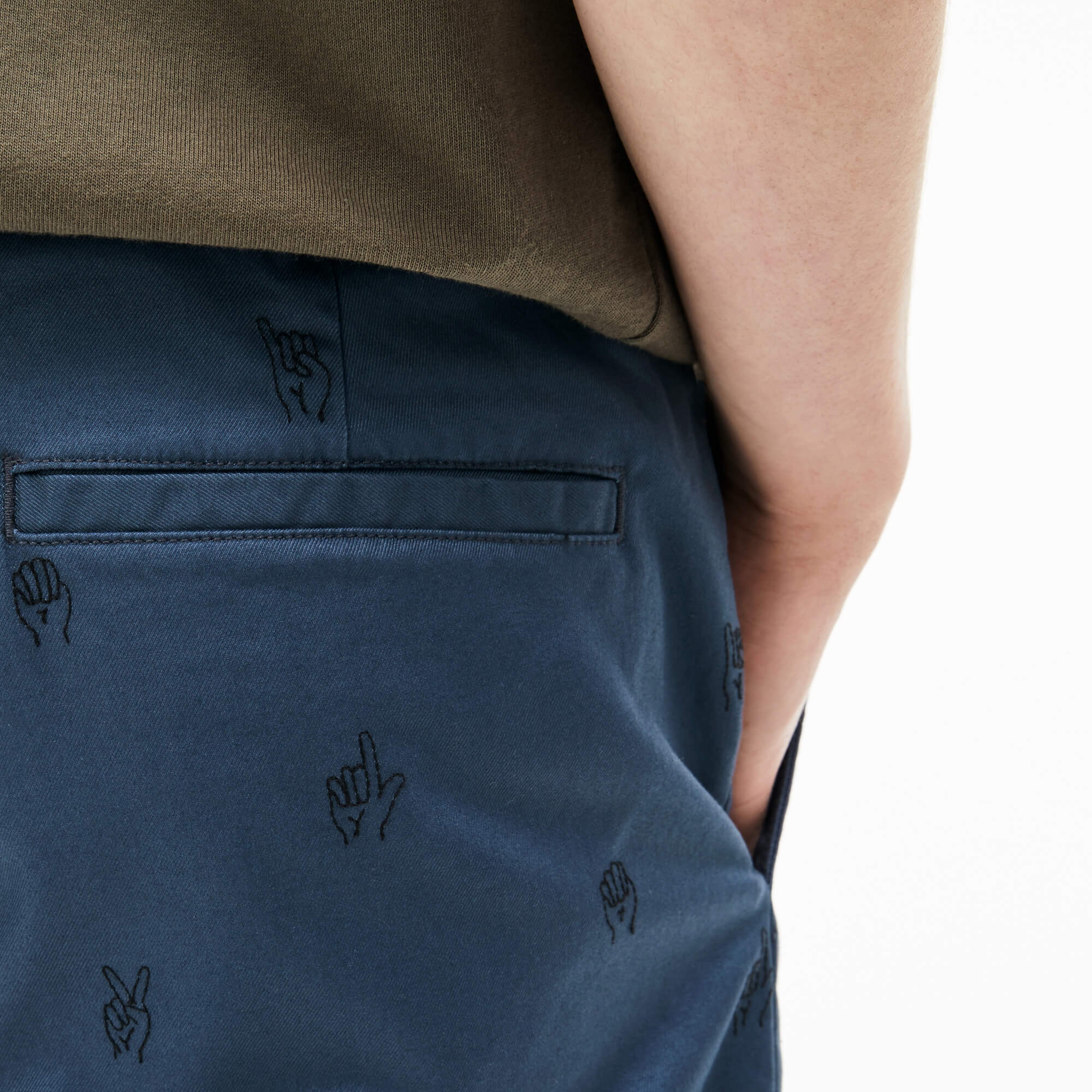 Lacoste Erkek Lacivert Bermuda