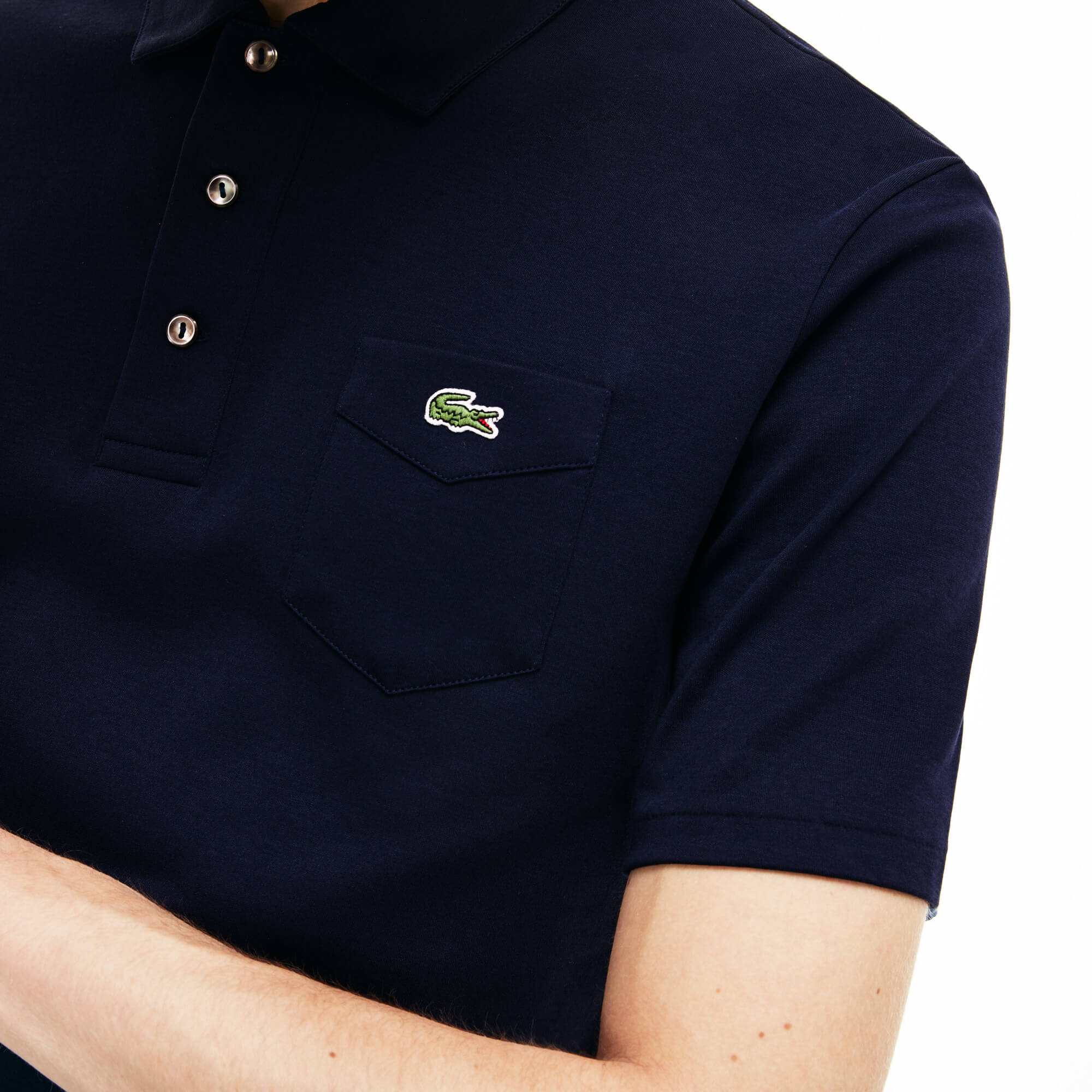 Lacoste Unisex Lacivert Kısa Kollu Polo