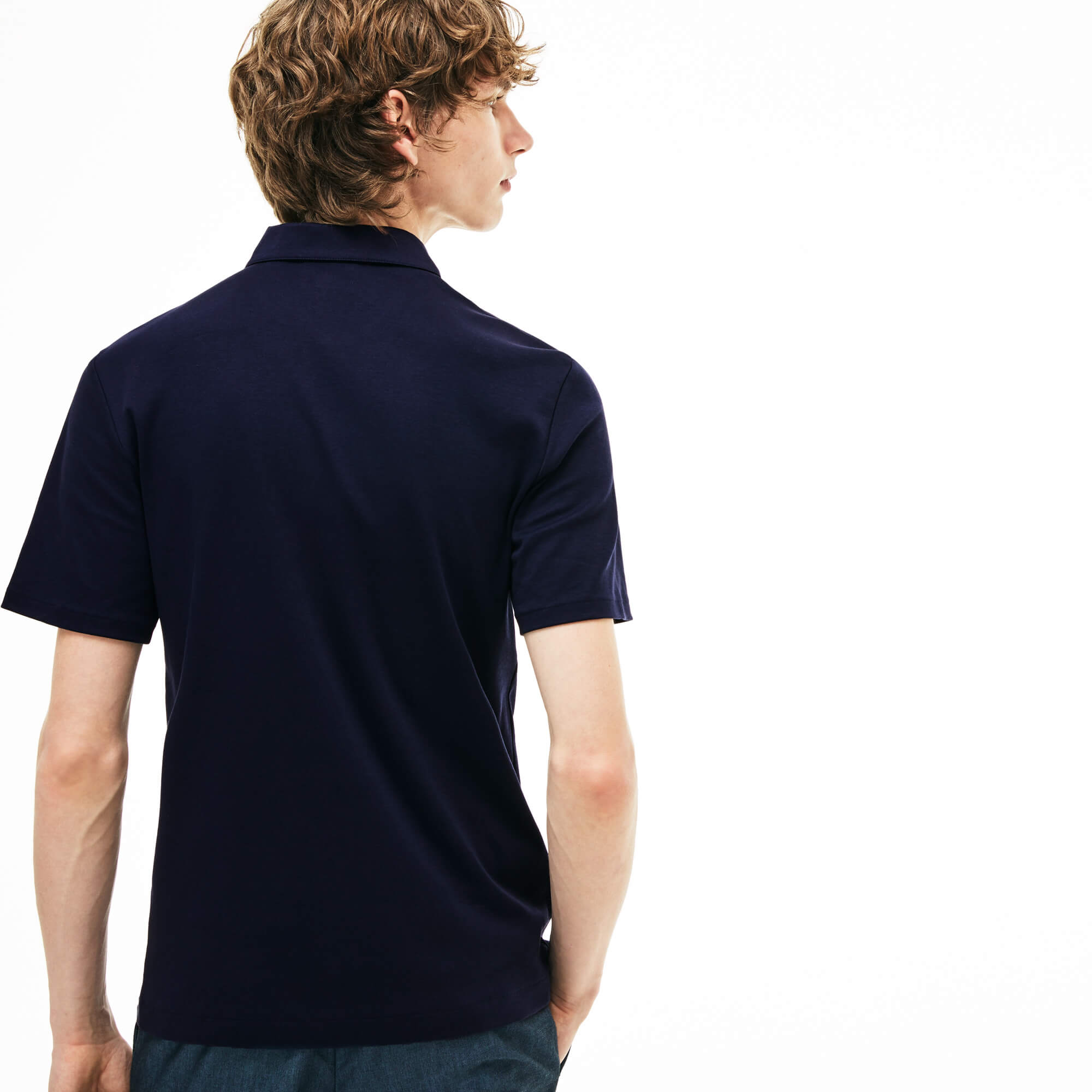 Lacoste Unisex Lacivert Kısa Kollu Polo