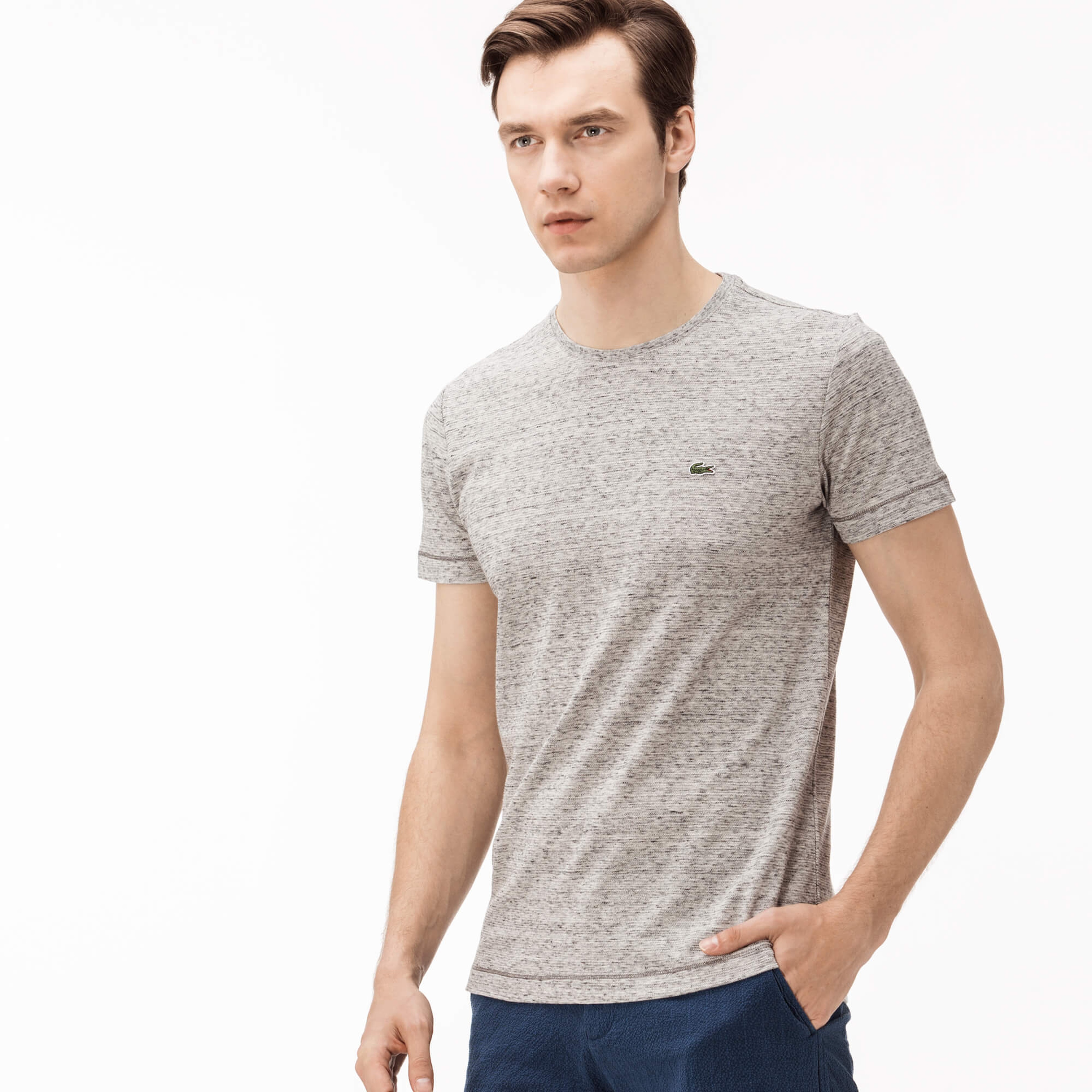 Lacoste Erkek Gri T-Shirt