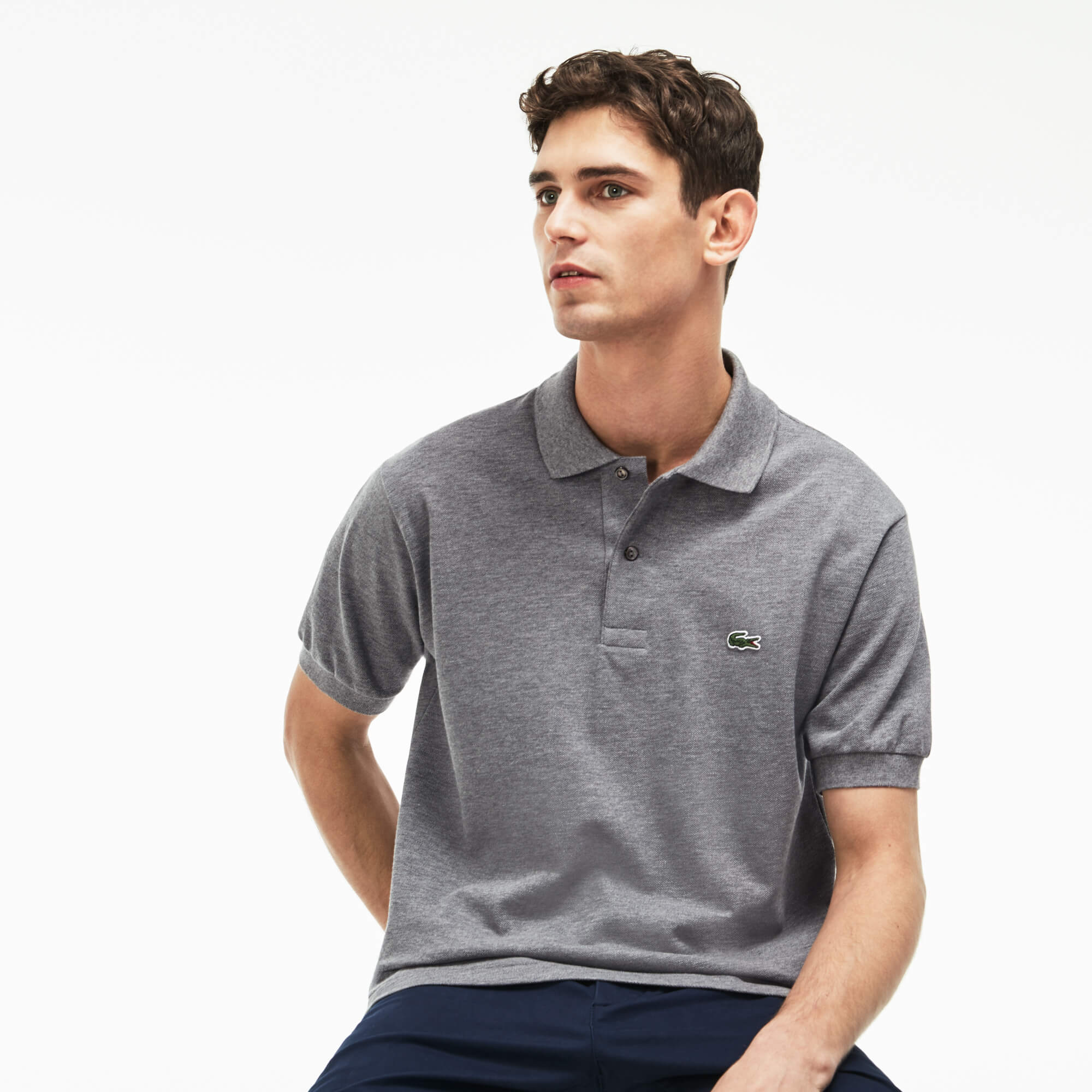 Lacoste Erkek Klasik Fit Gri Polo2 - XSL1264| Occasion