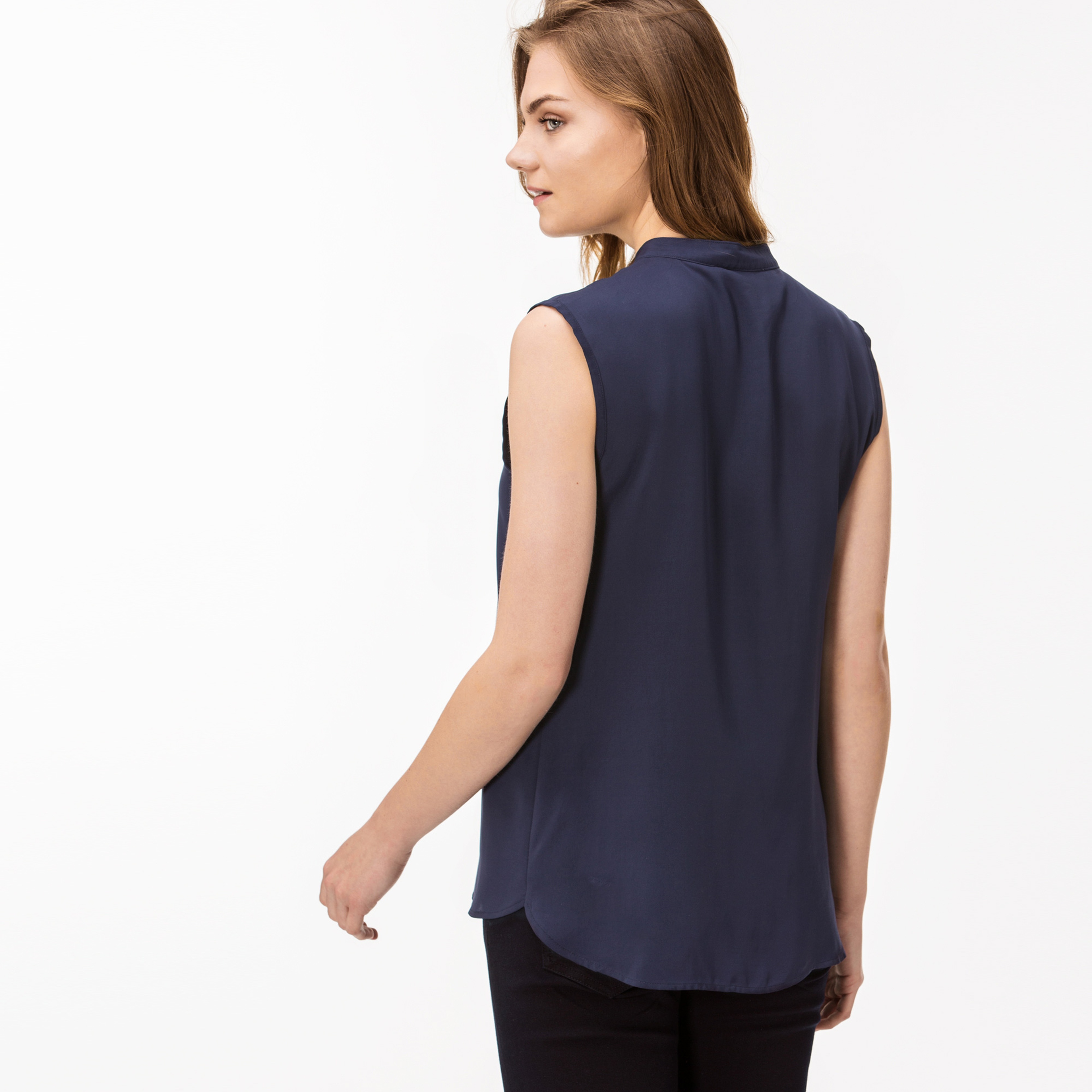 Lacoste Kadın Lacivert T-Shirt