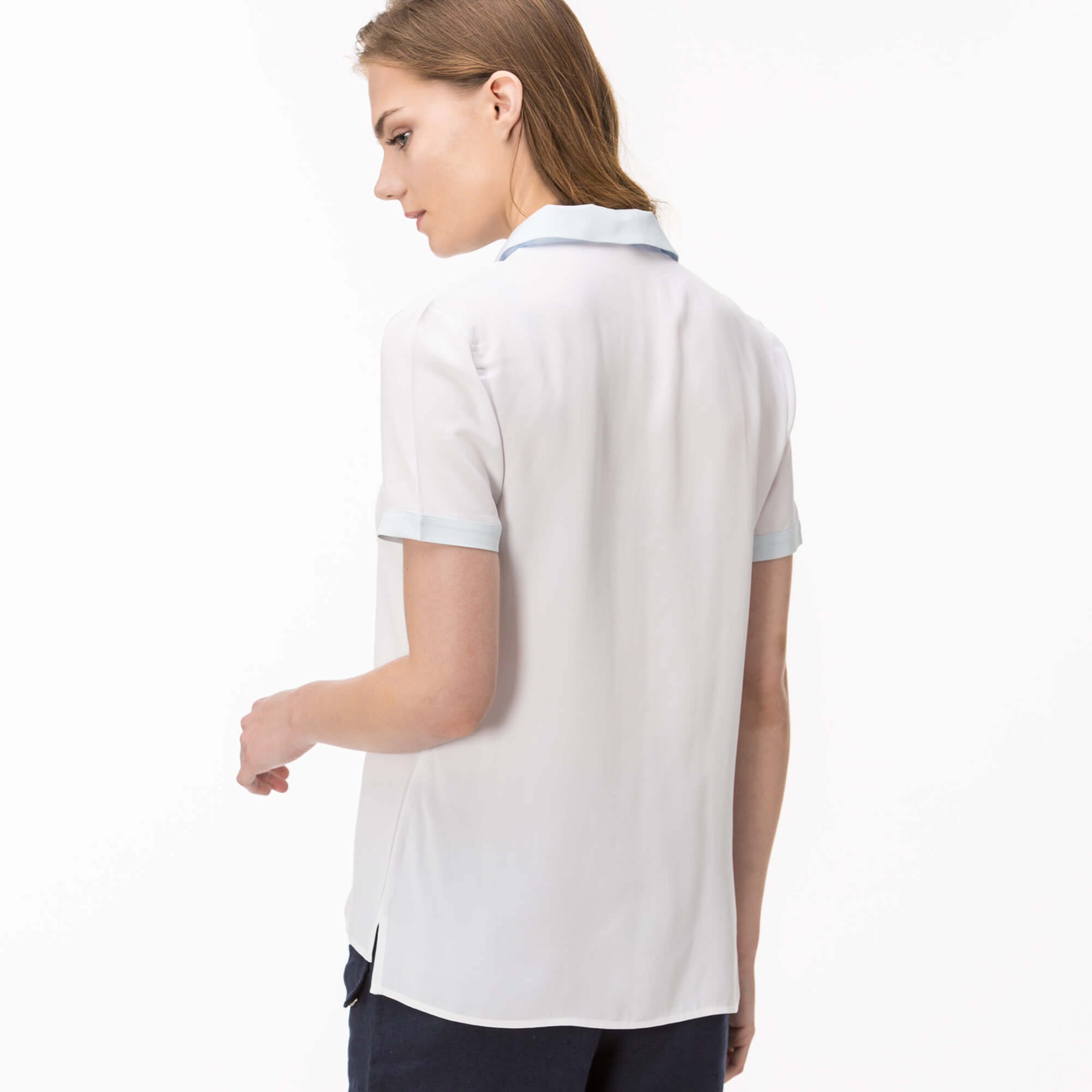 Lacoste Kadın Beyaz Bluz