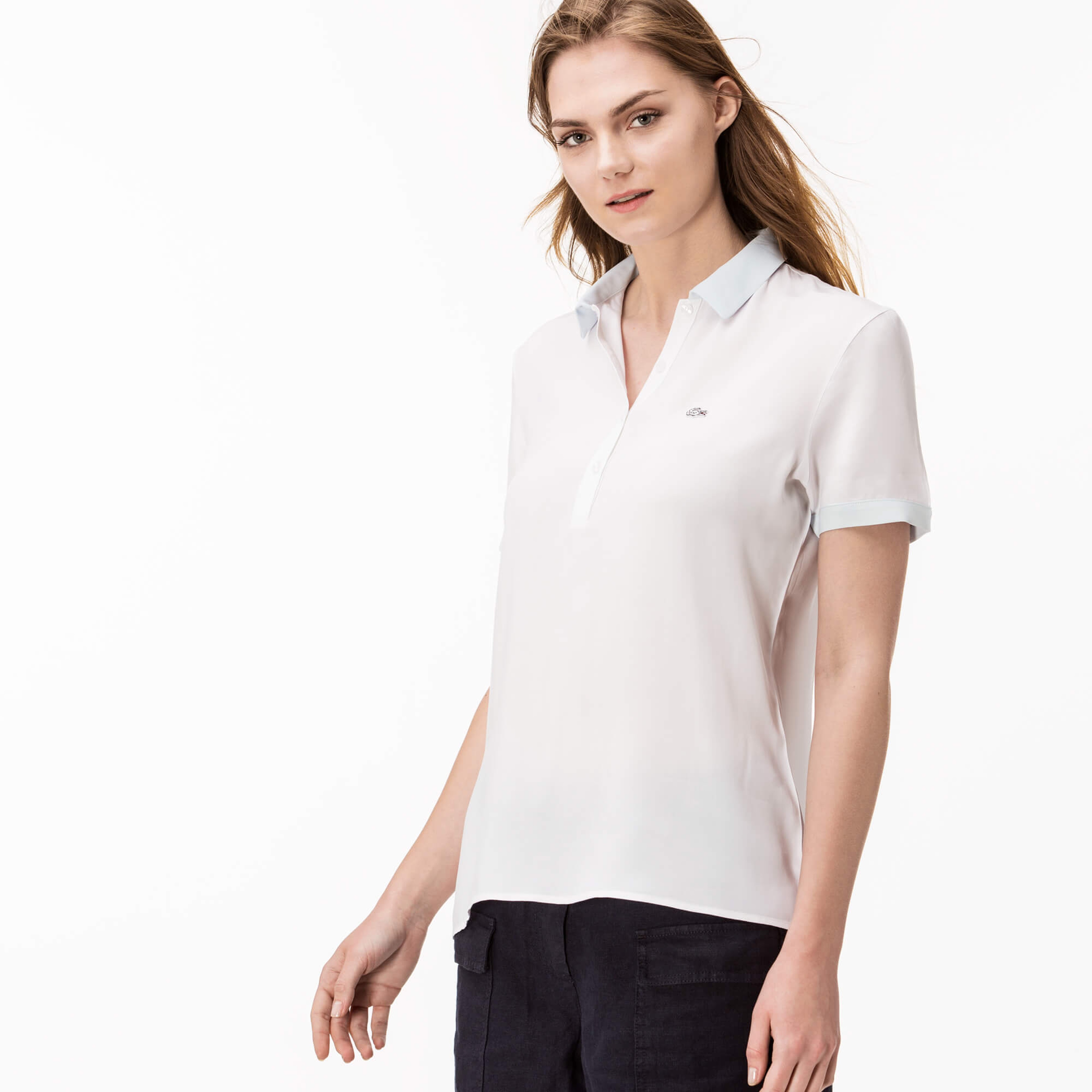 Lacoste Kadın Beyaz Bluz