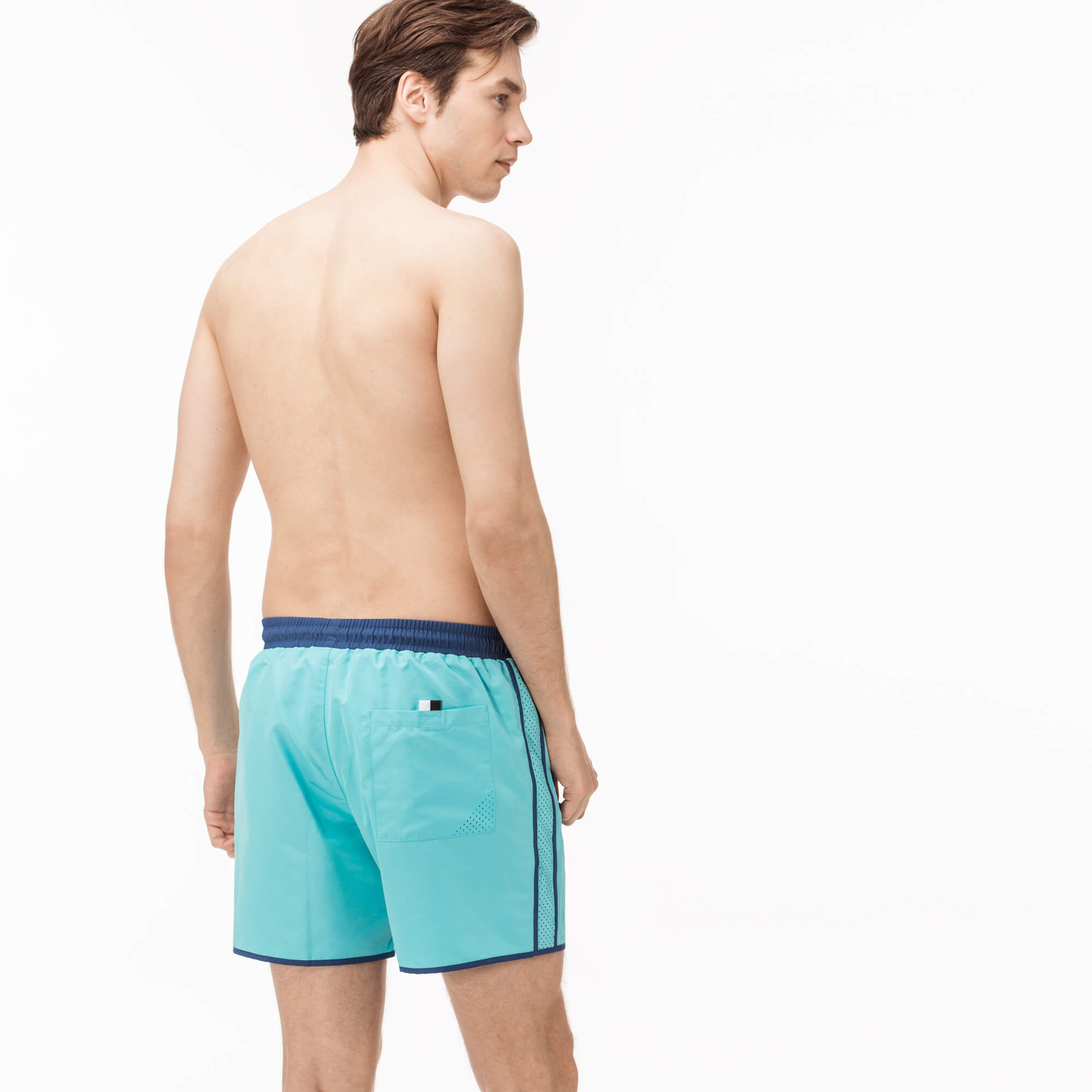 Lacoste Erkek Mavi Mayo Şort