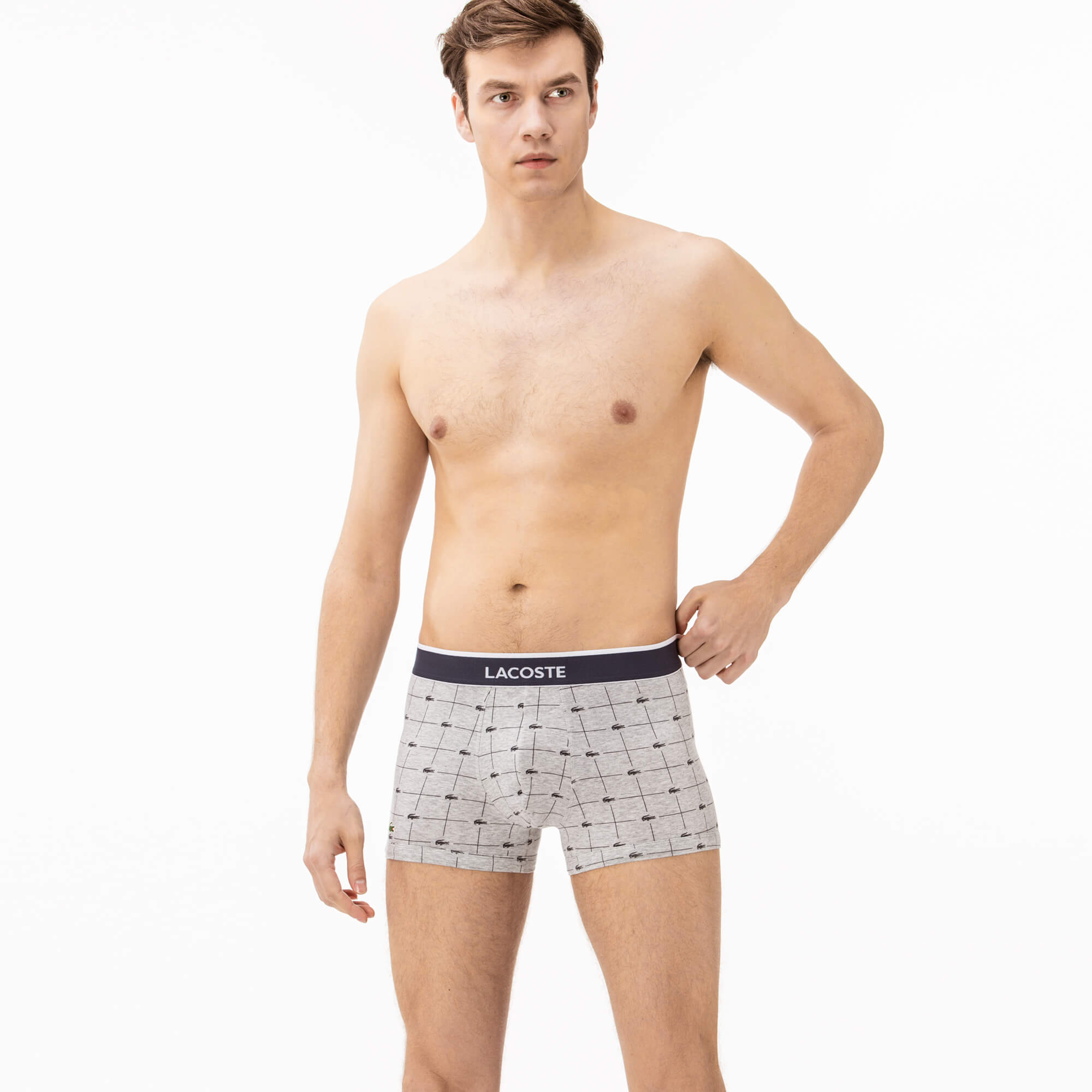 Lacoste Erkek 2'li Renkli Boxer Seti