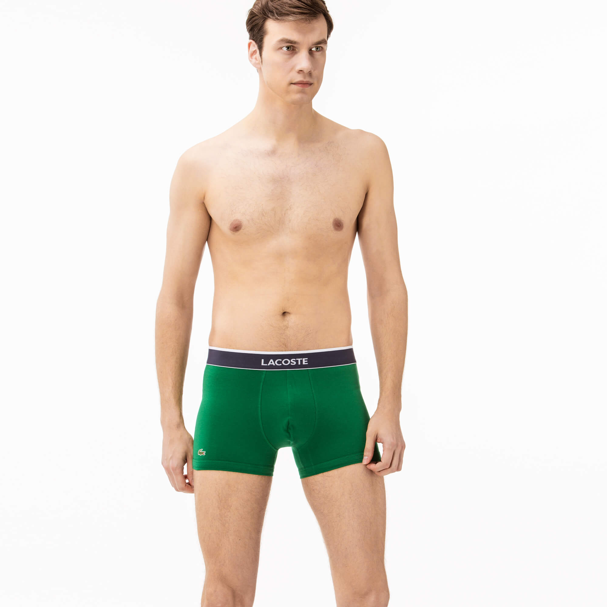 Lacoste Erkek 2'li Renkli Boxer Seti