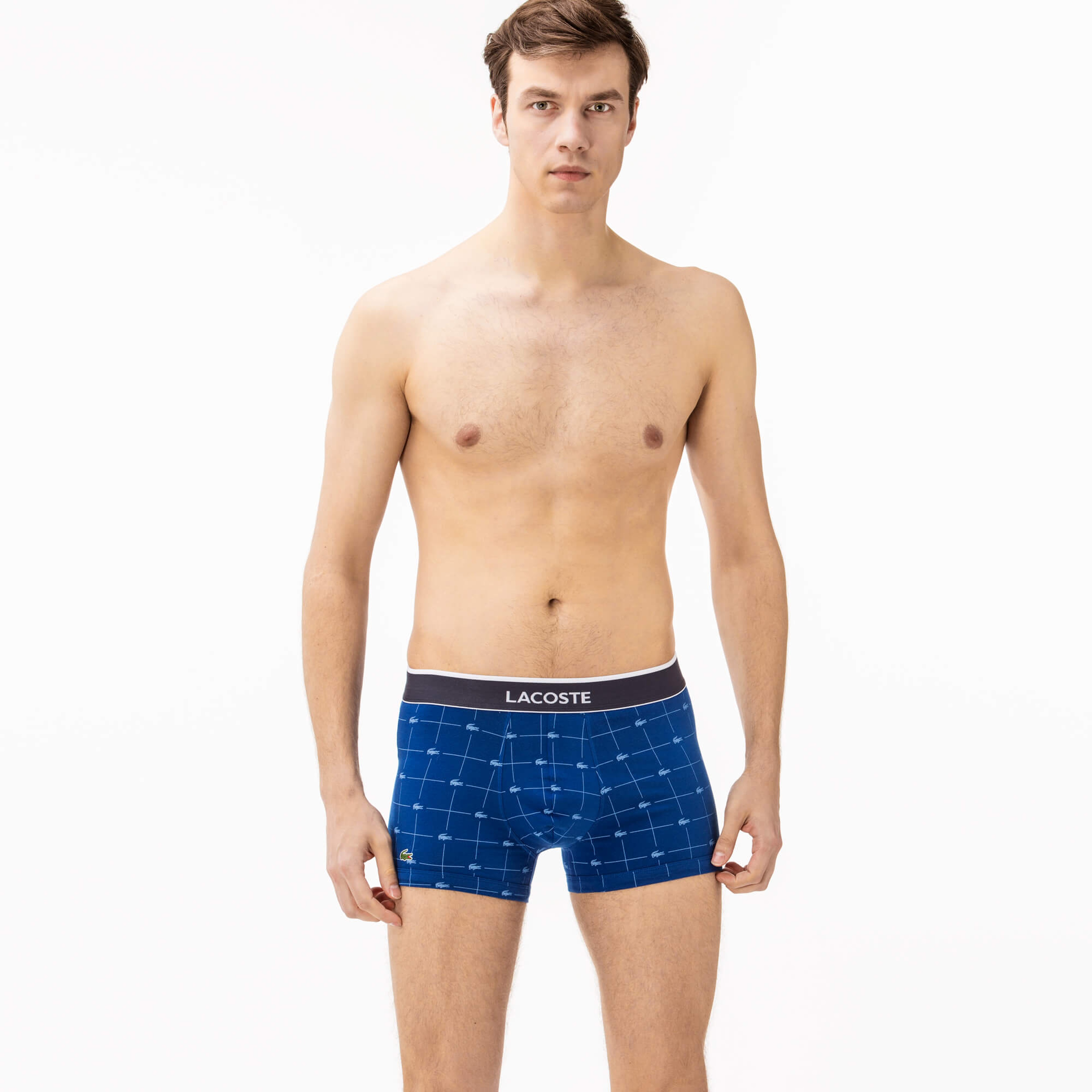 Lacoste Erkek 2'li Renkli Boxer Seti