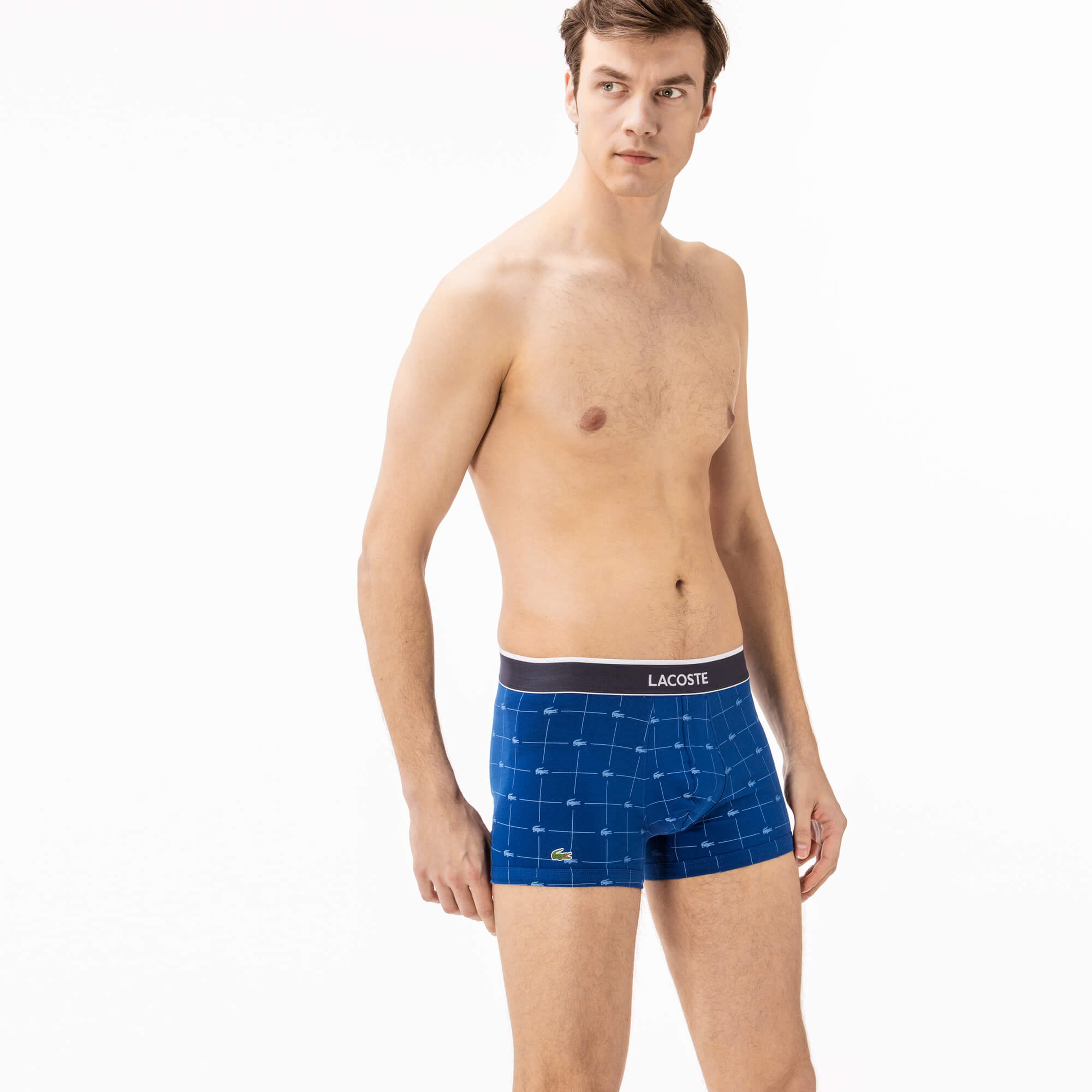 Lacoste Erkek 2'li Renkli Boxer Seti