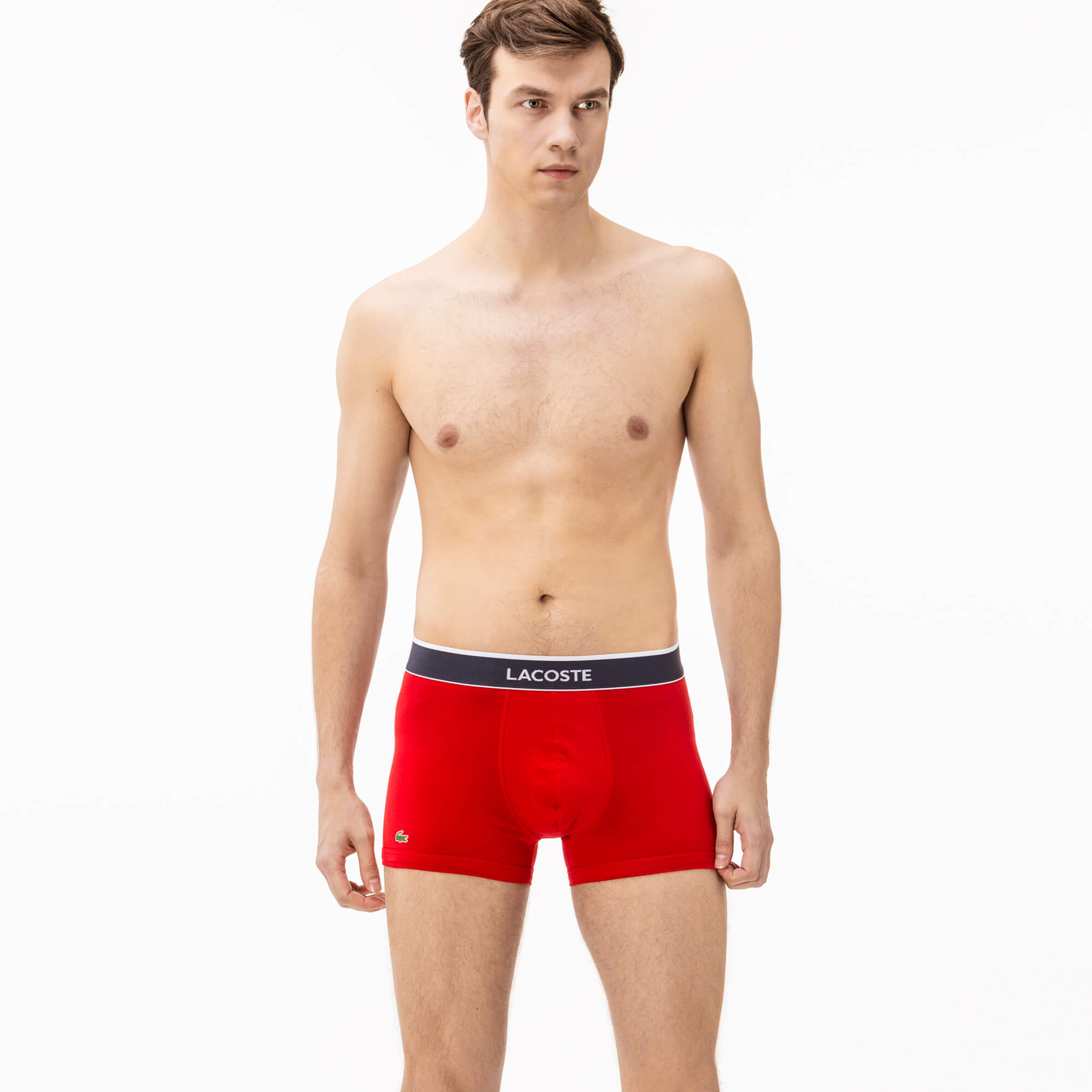 Lacoste Erkek 2'li Renkli Boxer Seti