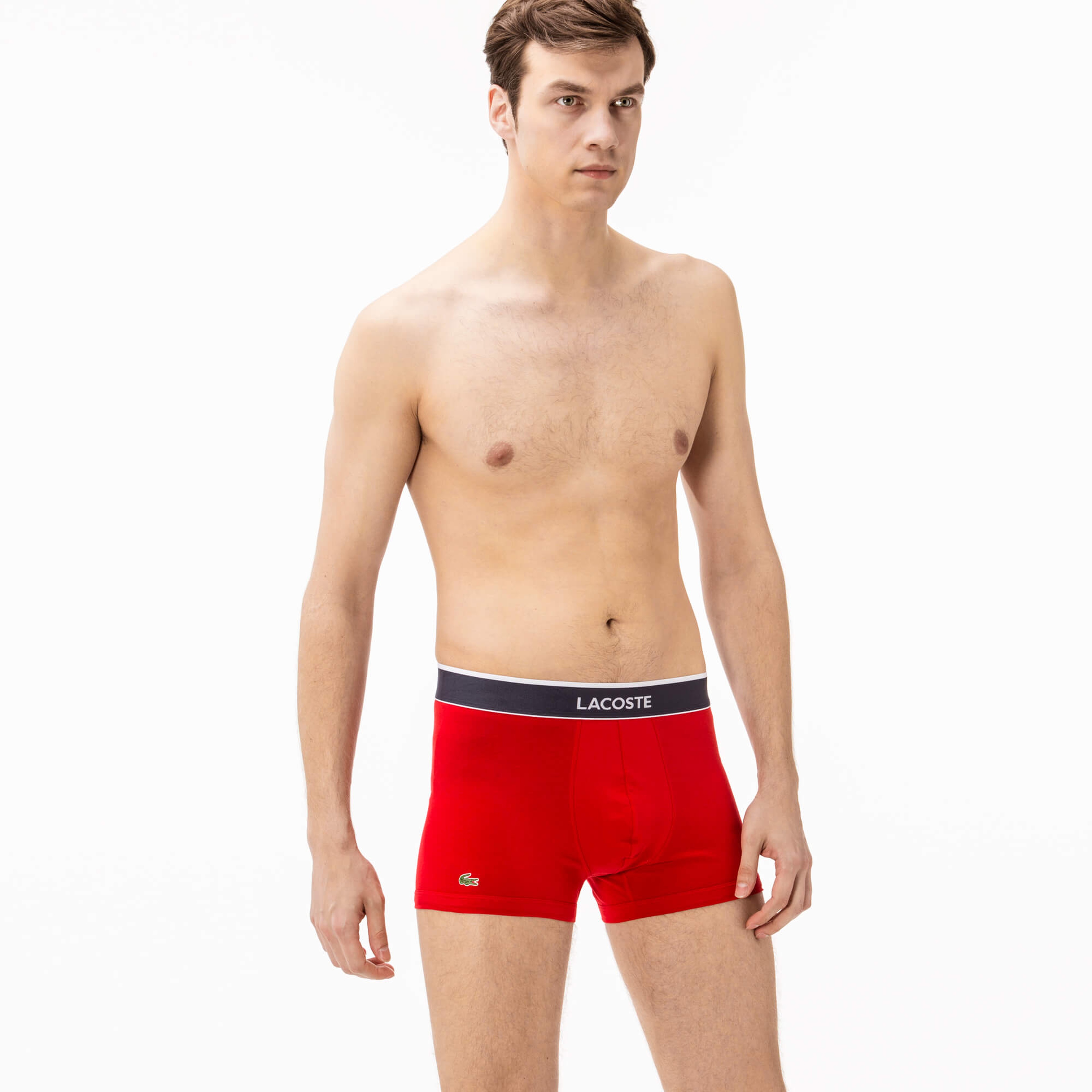 Lacoste Erkek 2'li Renkli Boxer Seti