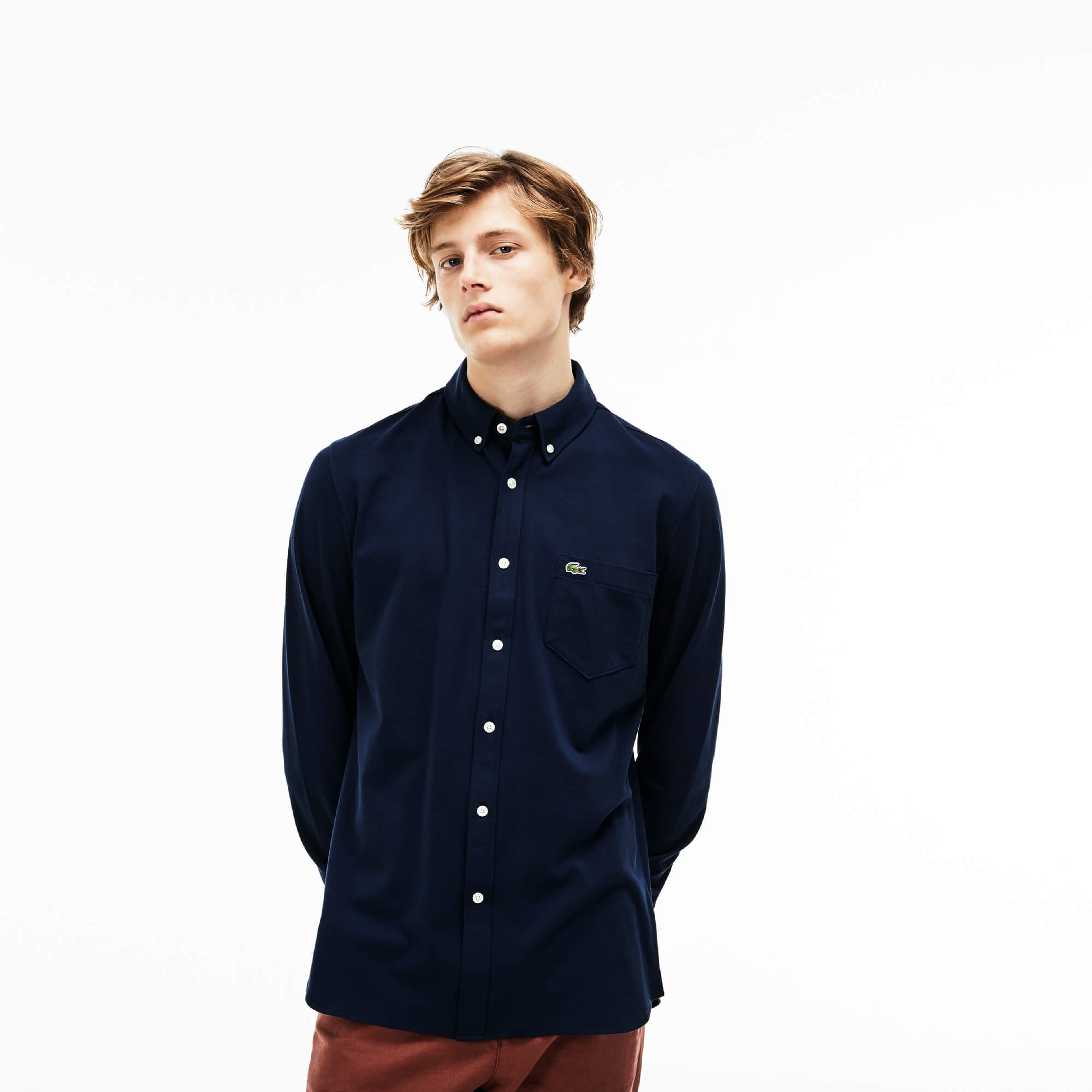 Lacoste Erkek Lacivert Gömlek