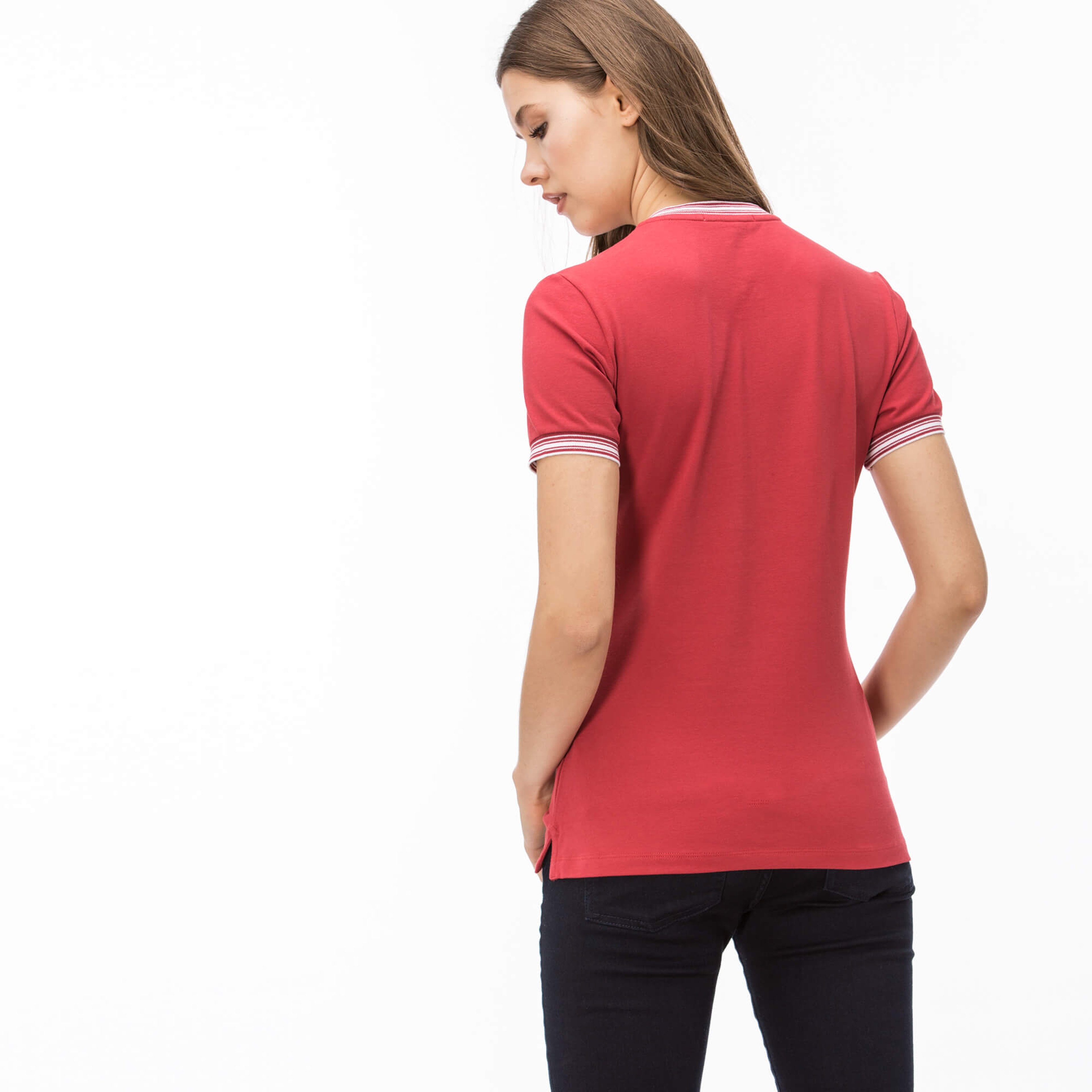 Lacoste Kadın Kırmızı Polo