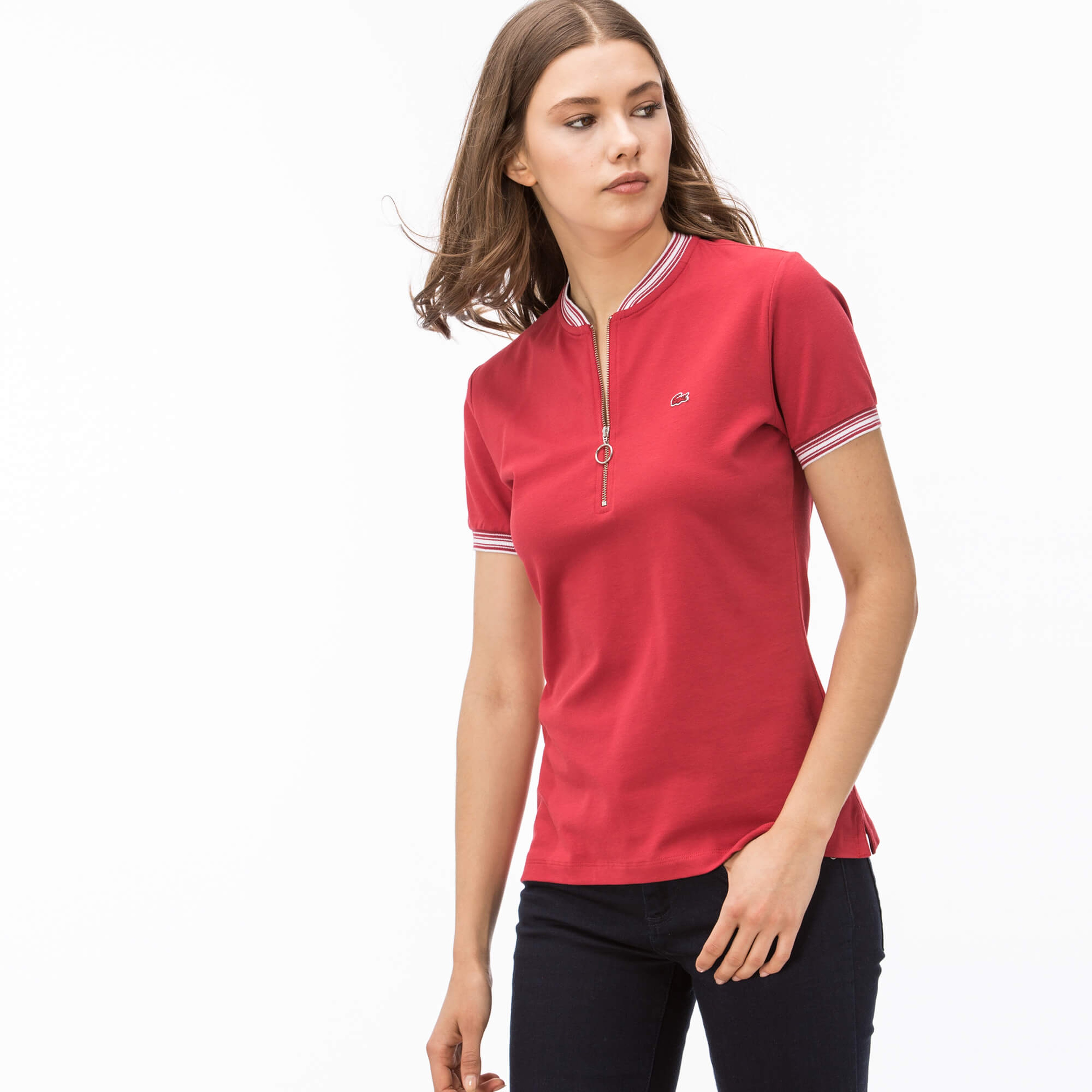 Lacoste Kadın Kırmızı Polo