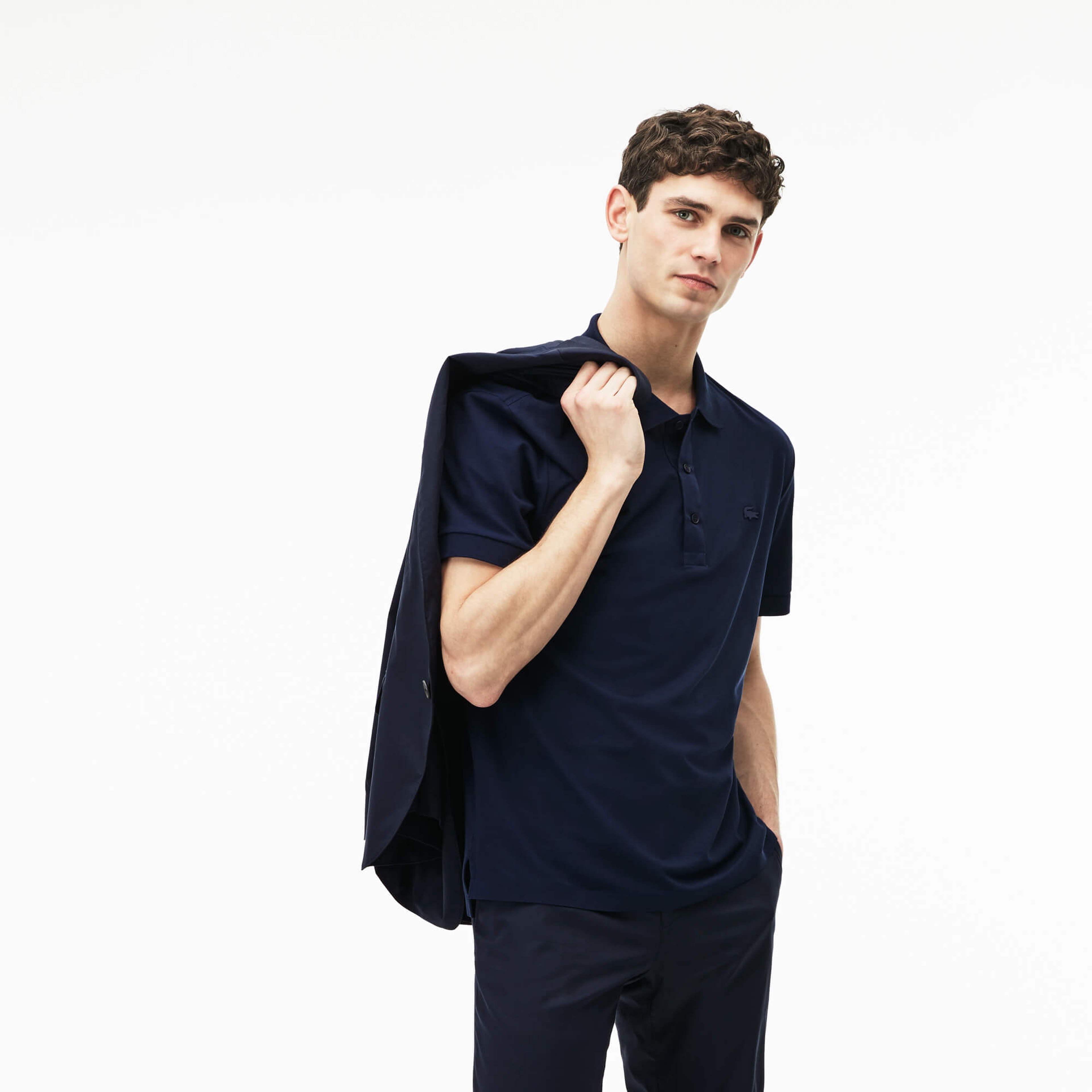 Lacoste Erkek Lacivert Regular Fit Polo