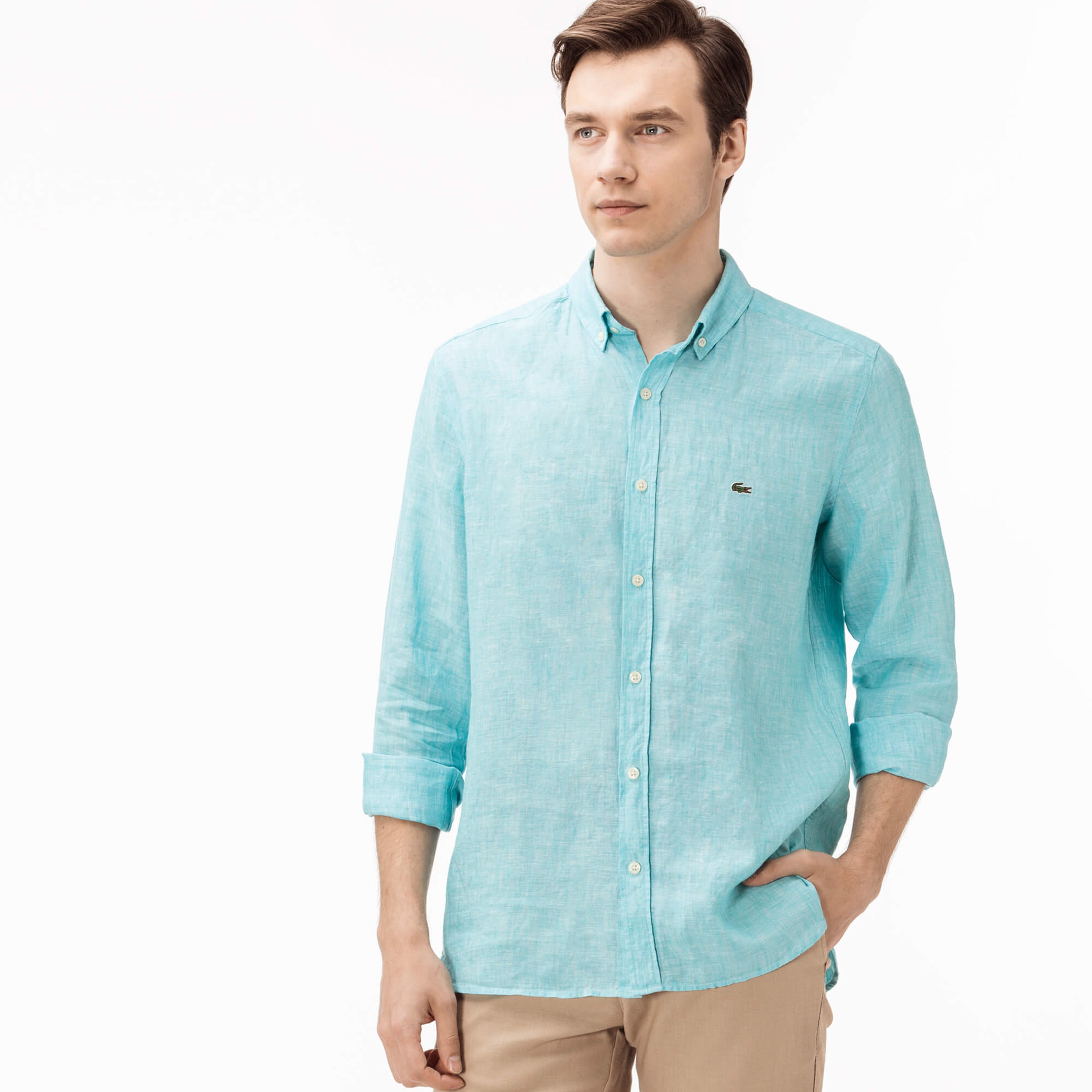Lacoste Erkek Mavi Gömlek
