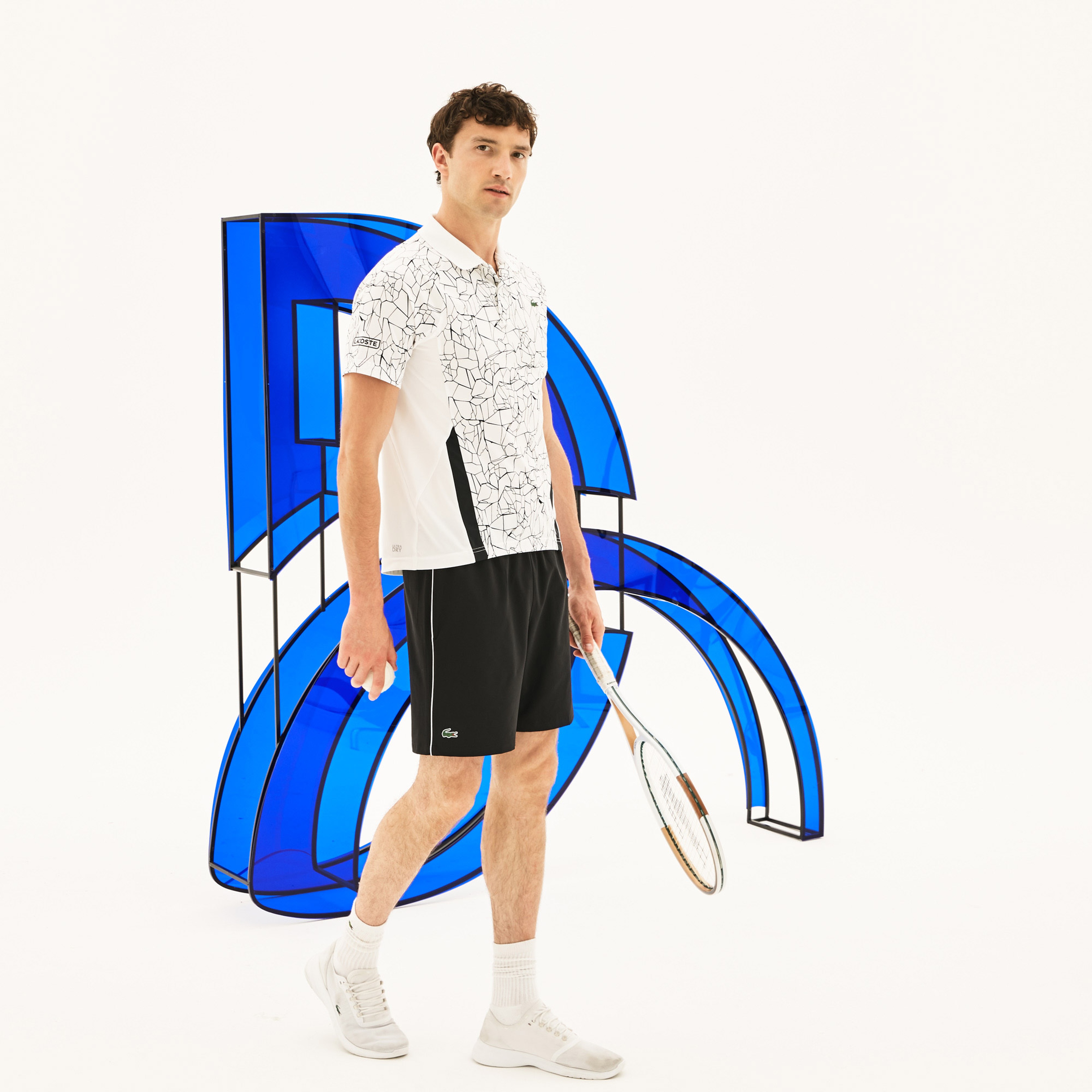 Lacoste Erkek Novak Djokovic Siyah Spor Şort