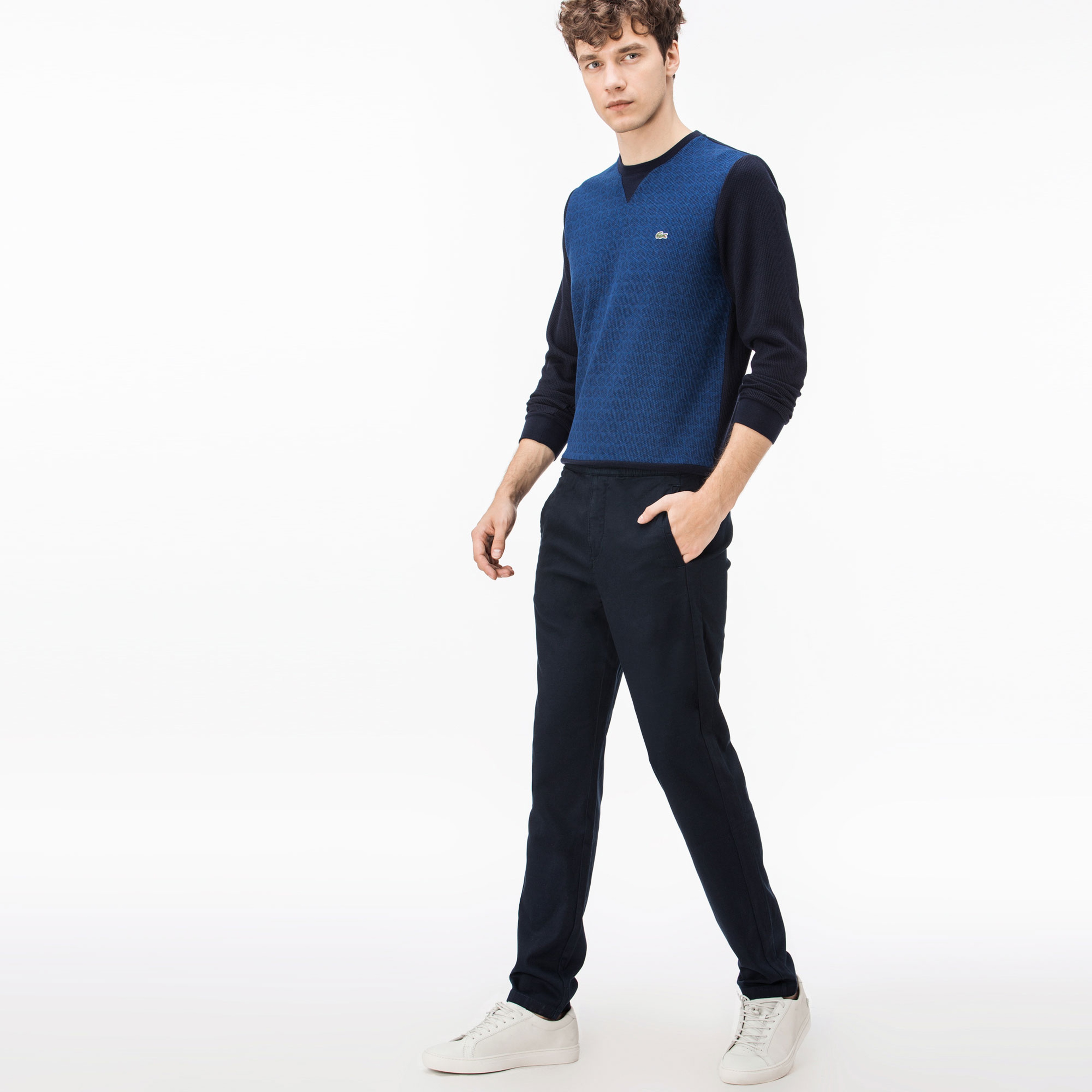Lacoste Erkek Lacivert Gabardin Pantolon