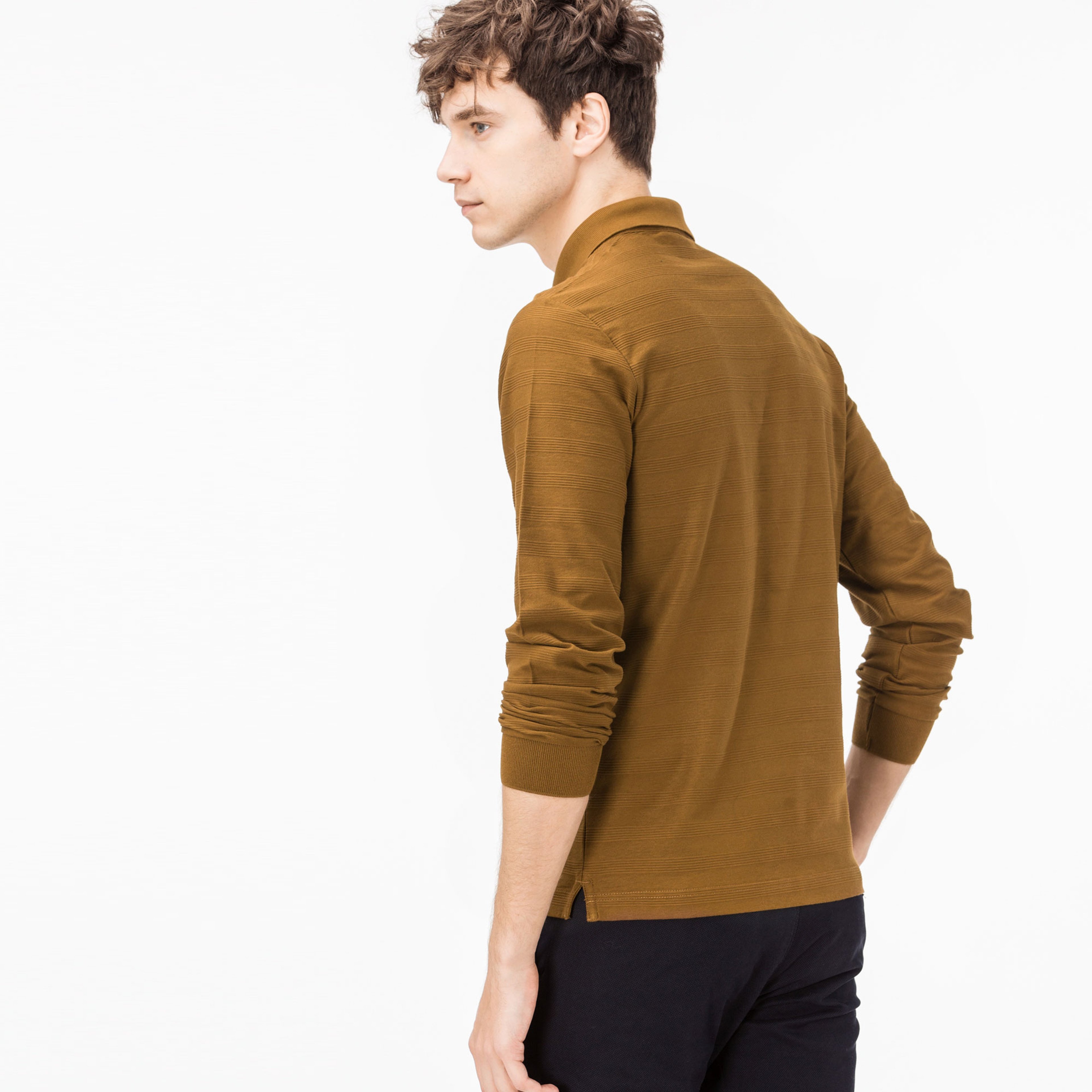 Lacoste Erkek Kahverengi Regular Fit Polo