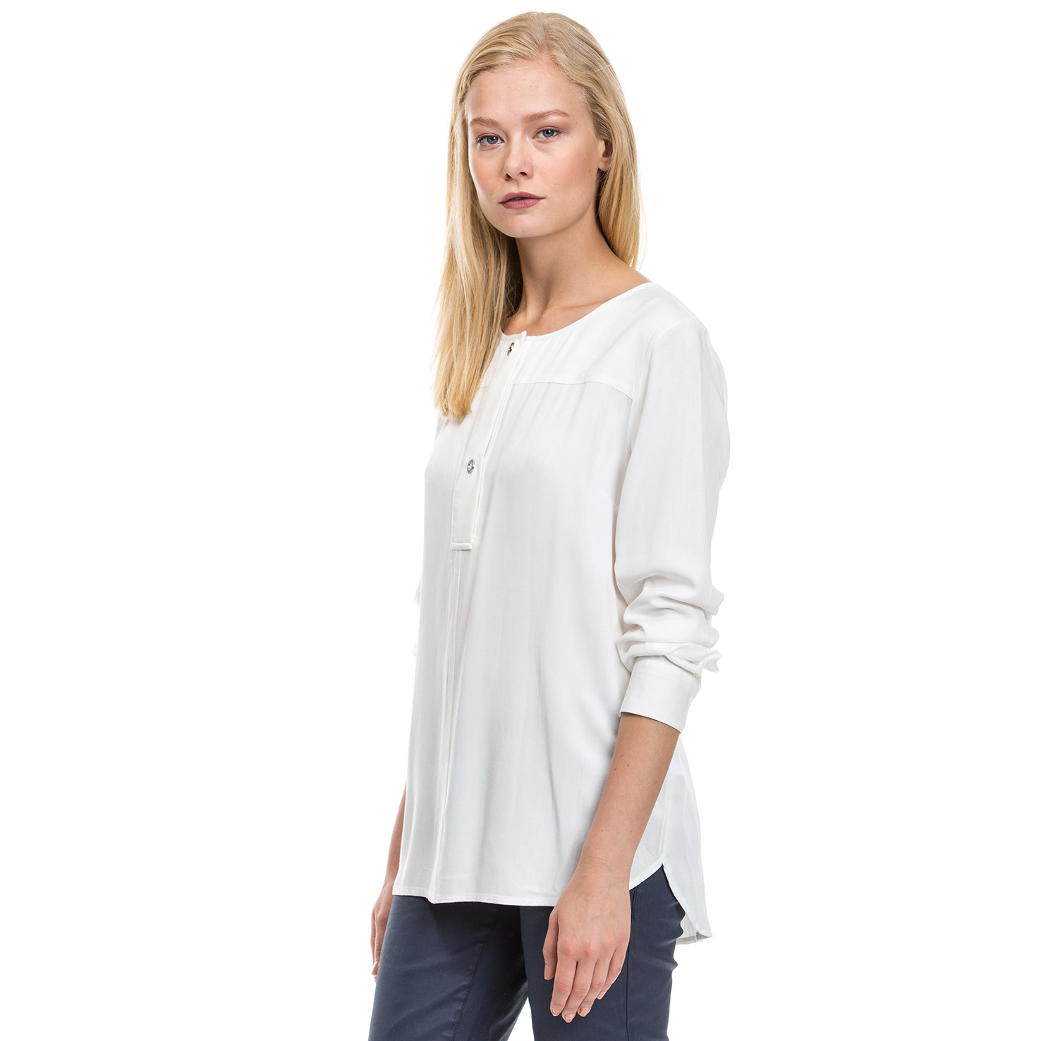 Nautica Kadın Bej Bluz