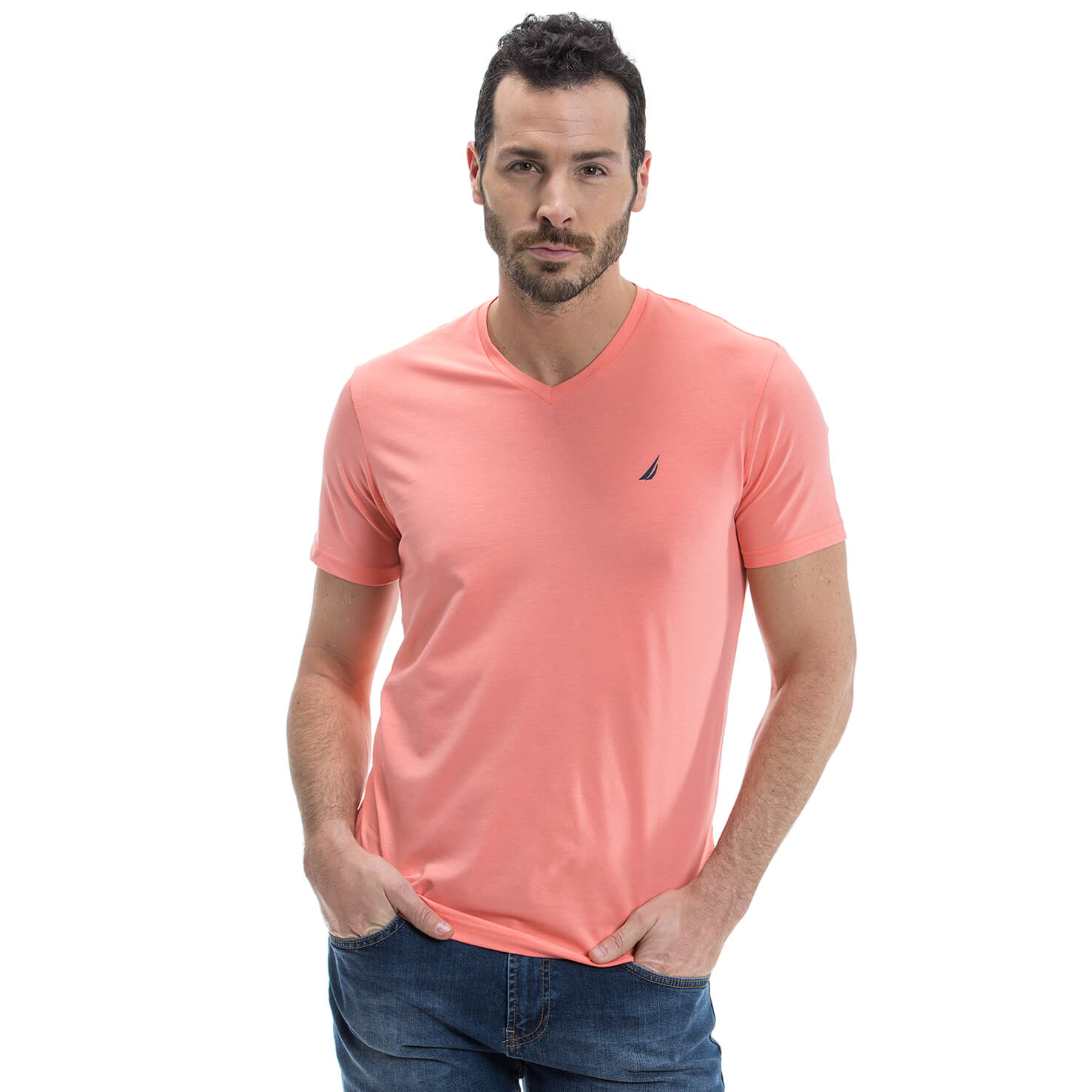 Nautica Erkek Pembe T-Shirt