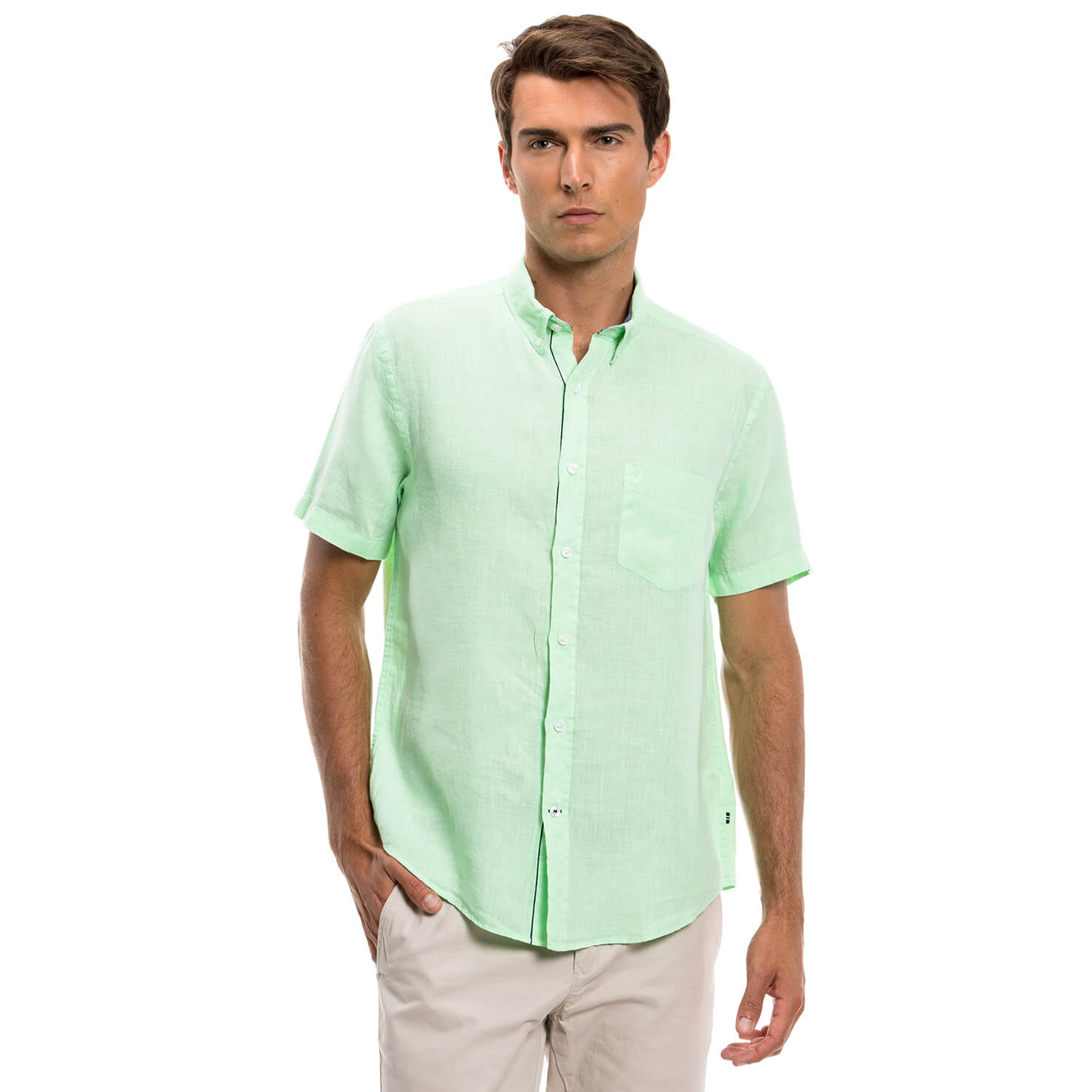 Nautica Erkek Yeşil Gömlek