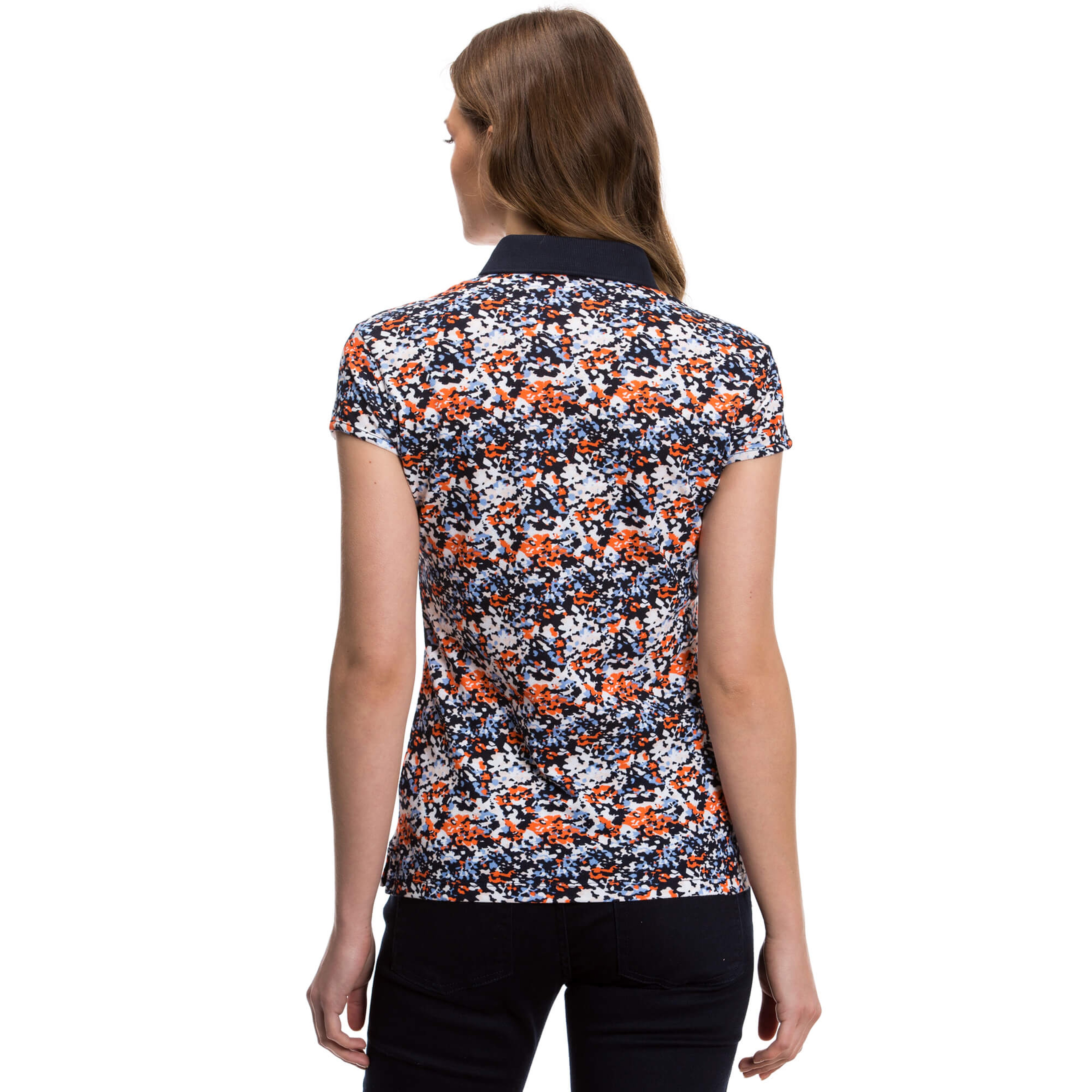 Nautica Kadın Turuncu Kısa Kollu Polo