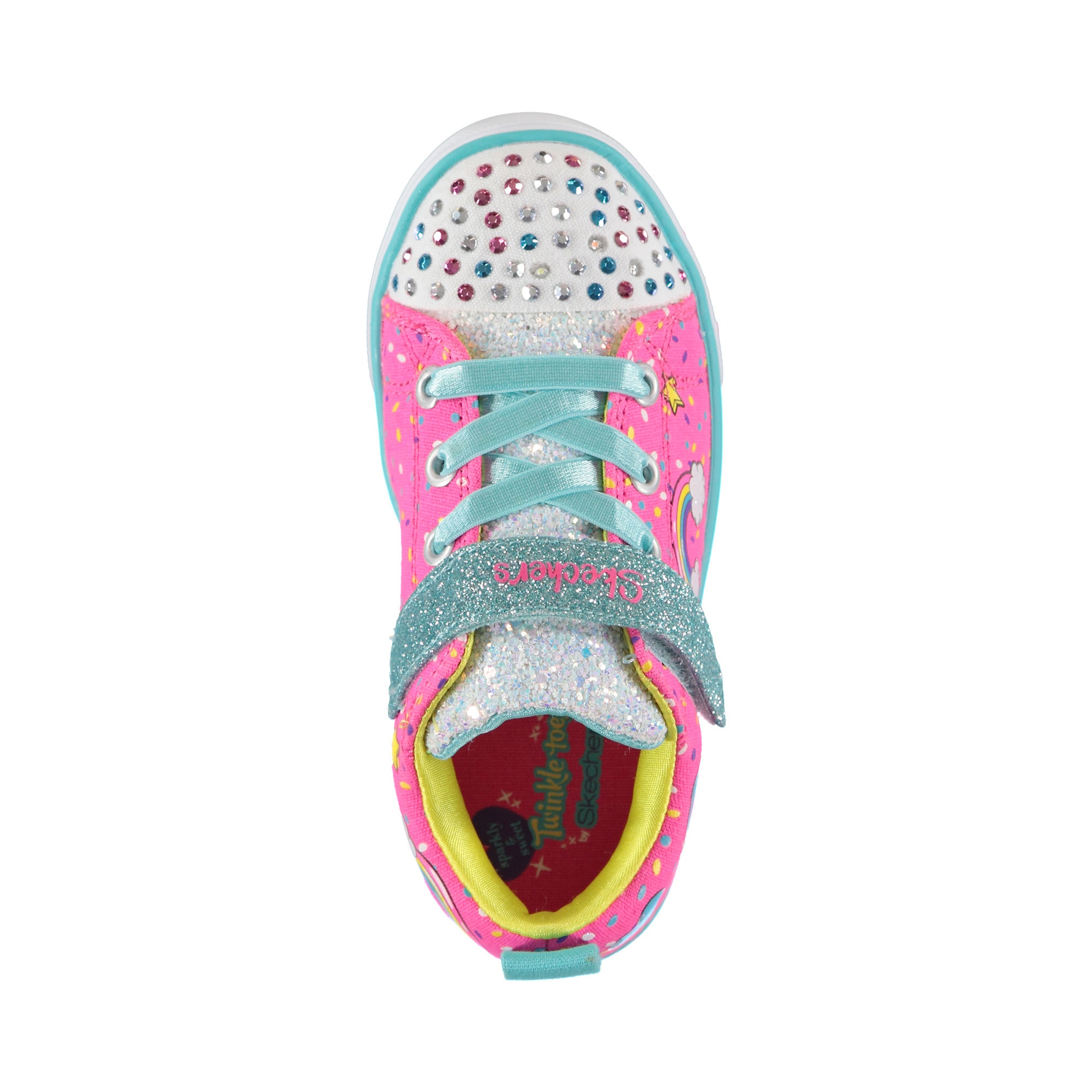 Skechers Twinkle Toes Kız Çocuk Pembe Işıklı Spor Ayakkabı