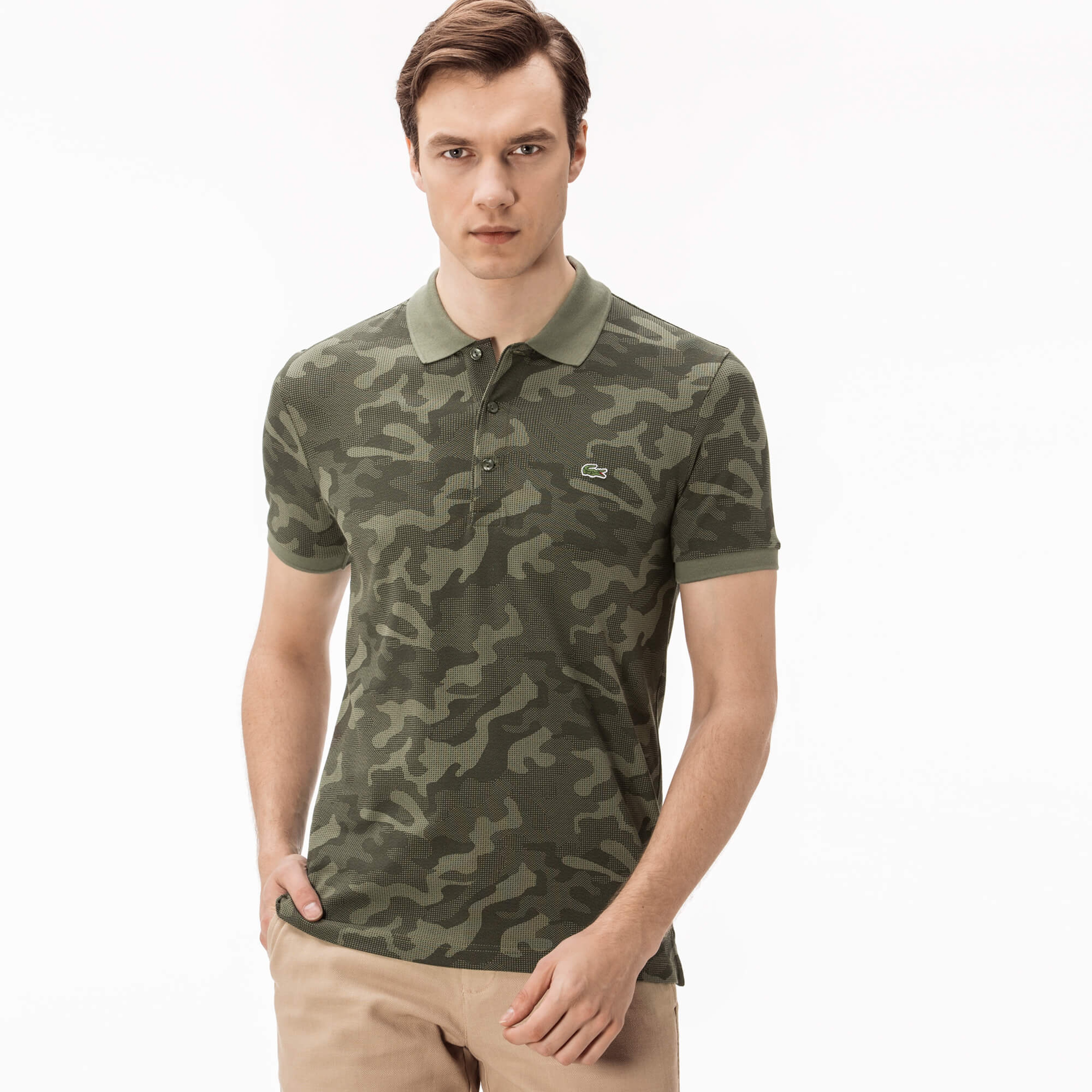 Lacoste Erkek Yeşil Polo