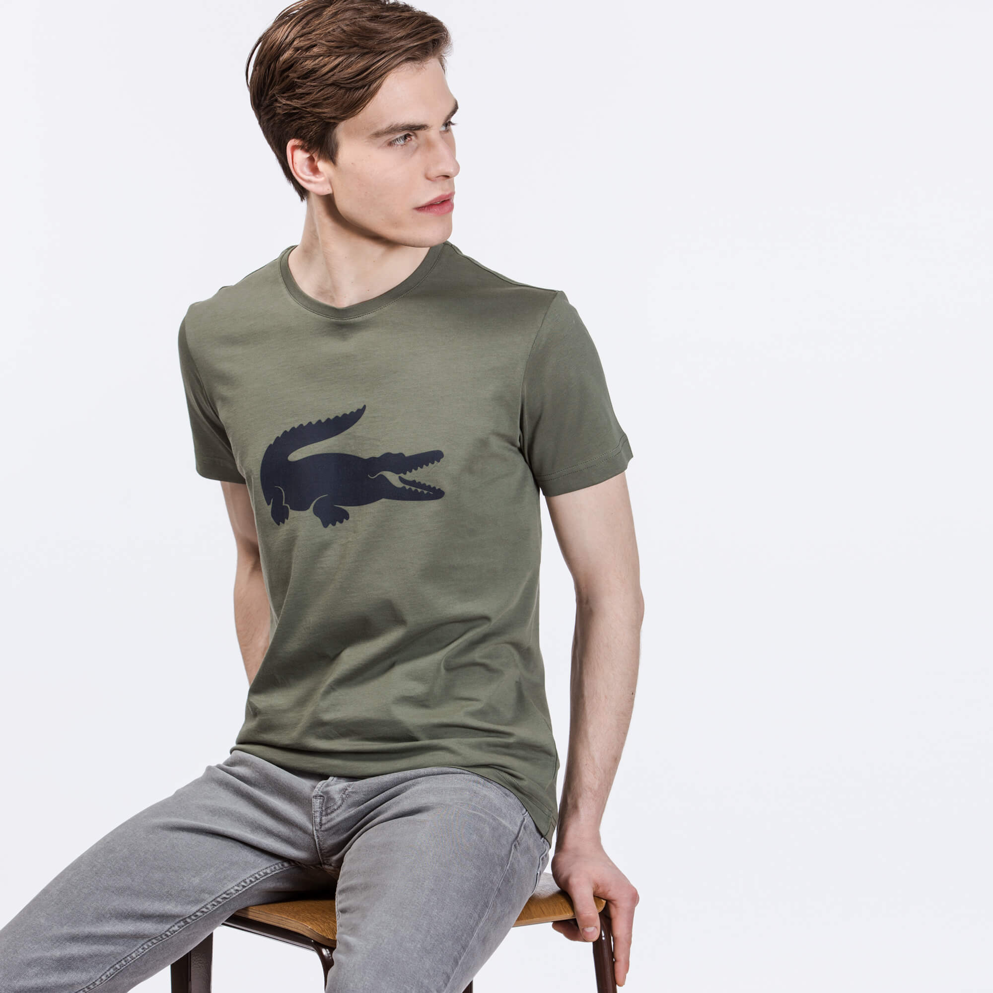 Lacoste Erkek Yeşil Tshırt