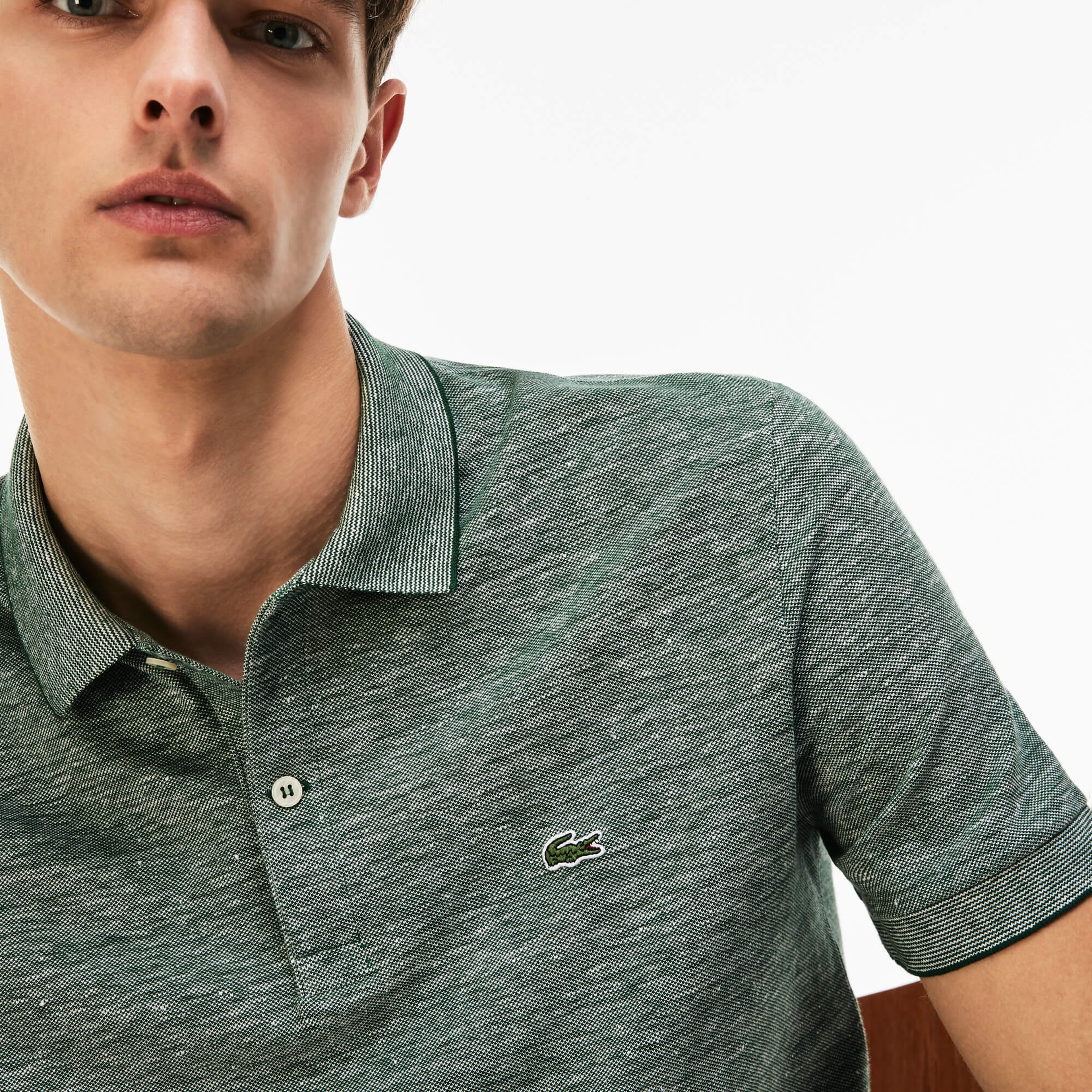 Lacoste Erkek Yeşil Regular Fit Polo