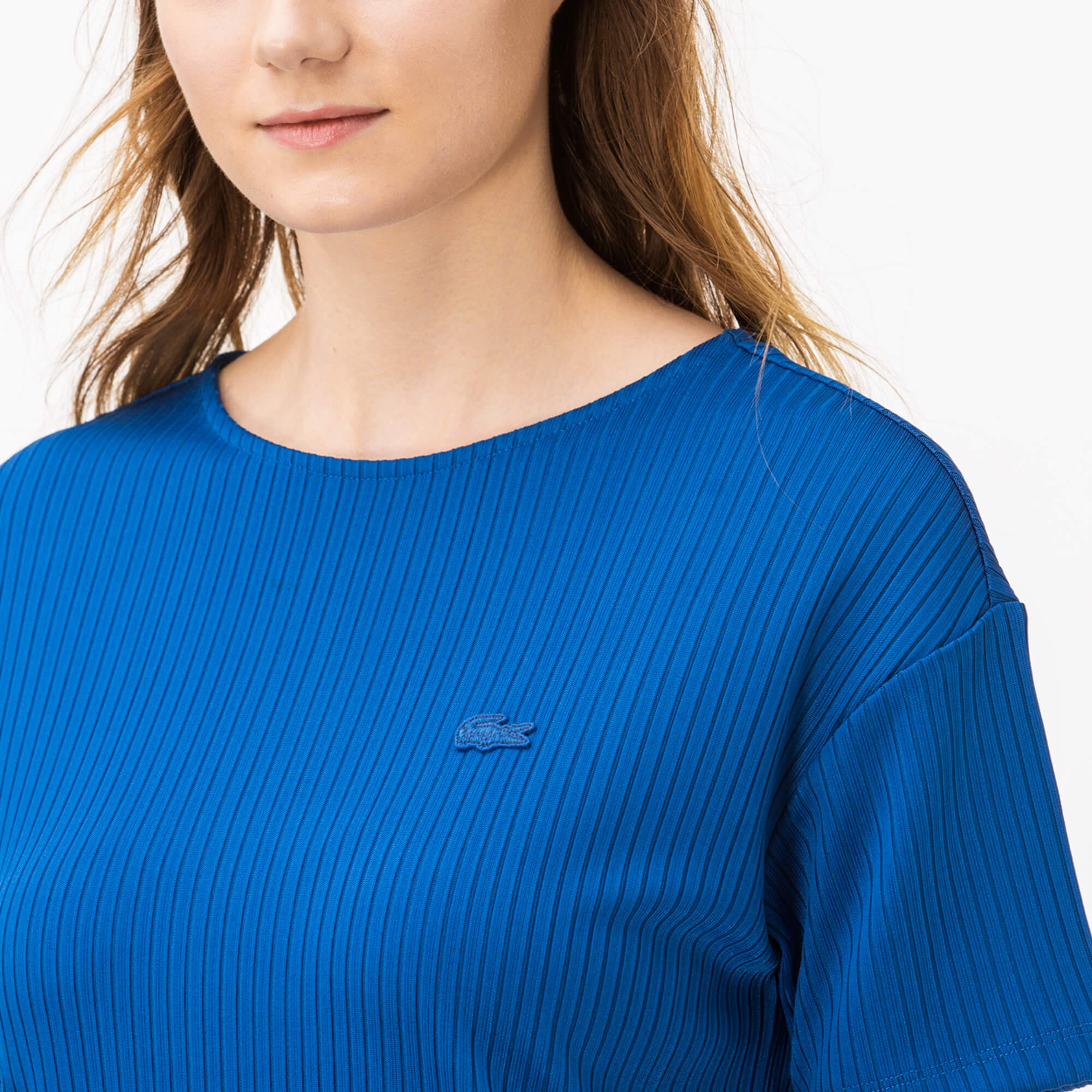Lacoste Kadın Mavi T-Shirt