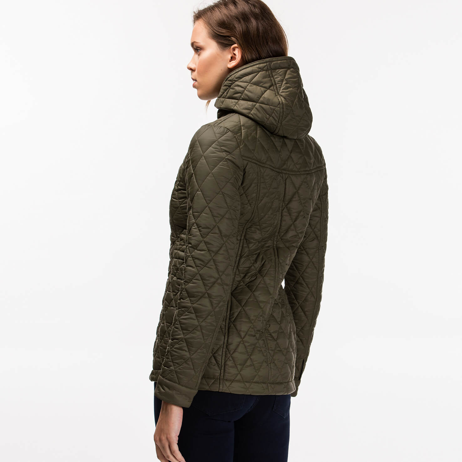 Lacoste Kadın Yeşil Mont