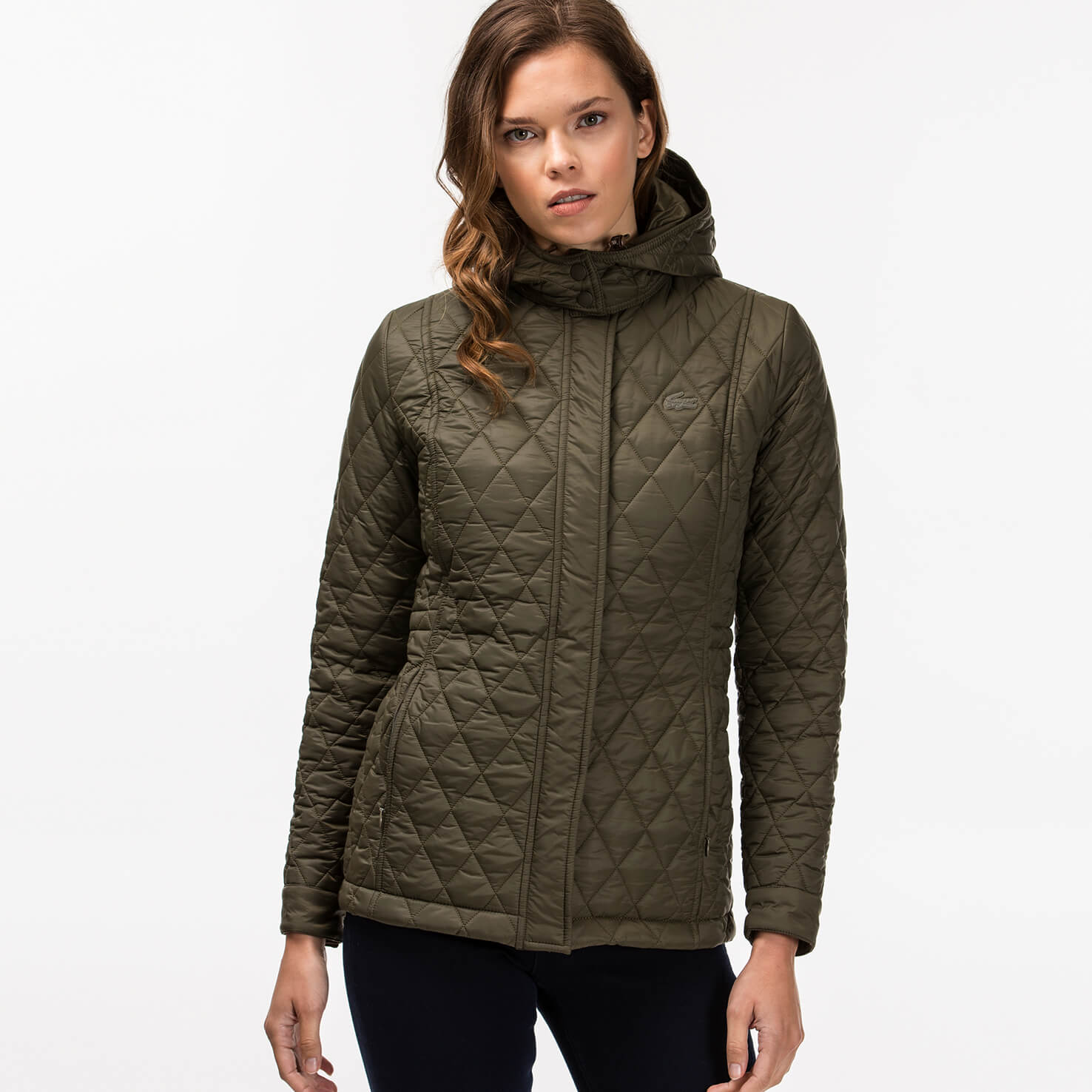 Lacoste Kadın Yeşil Mont