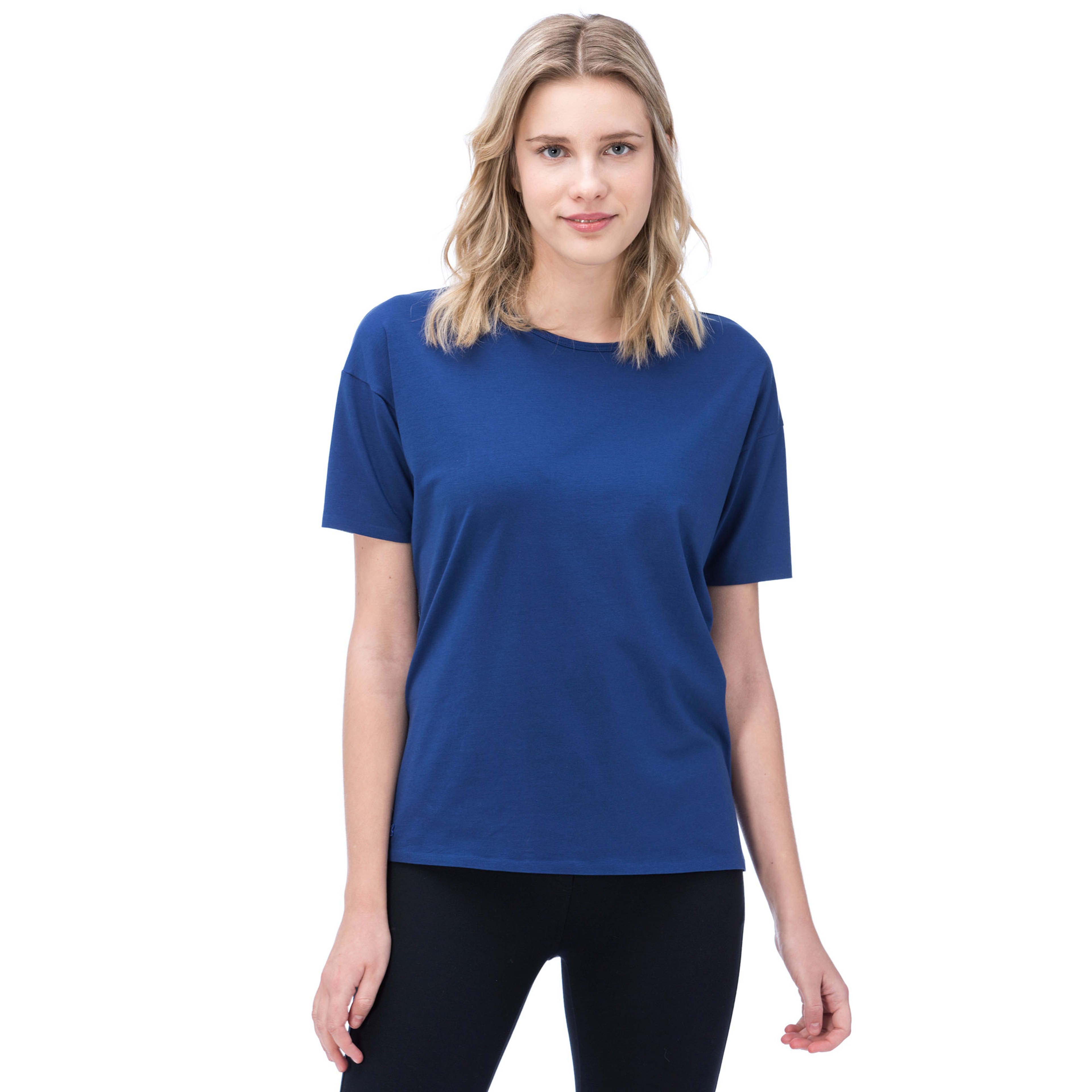 Lacoste Kadın Lacivert T-Shirt