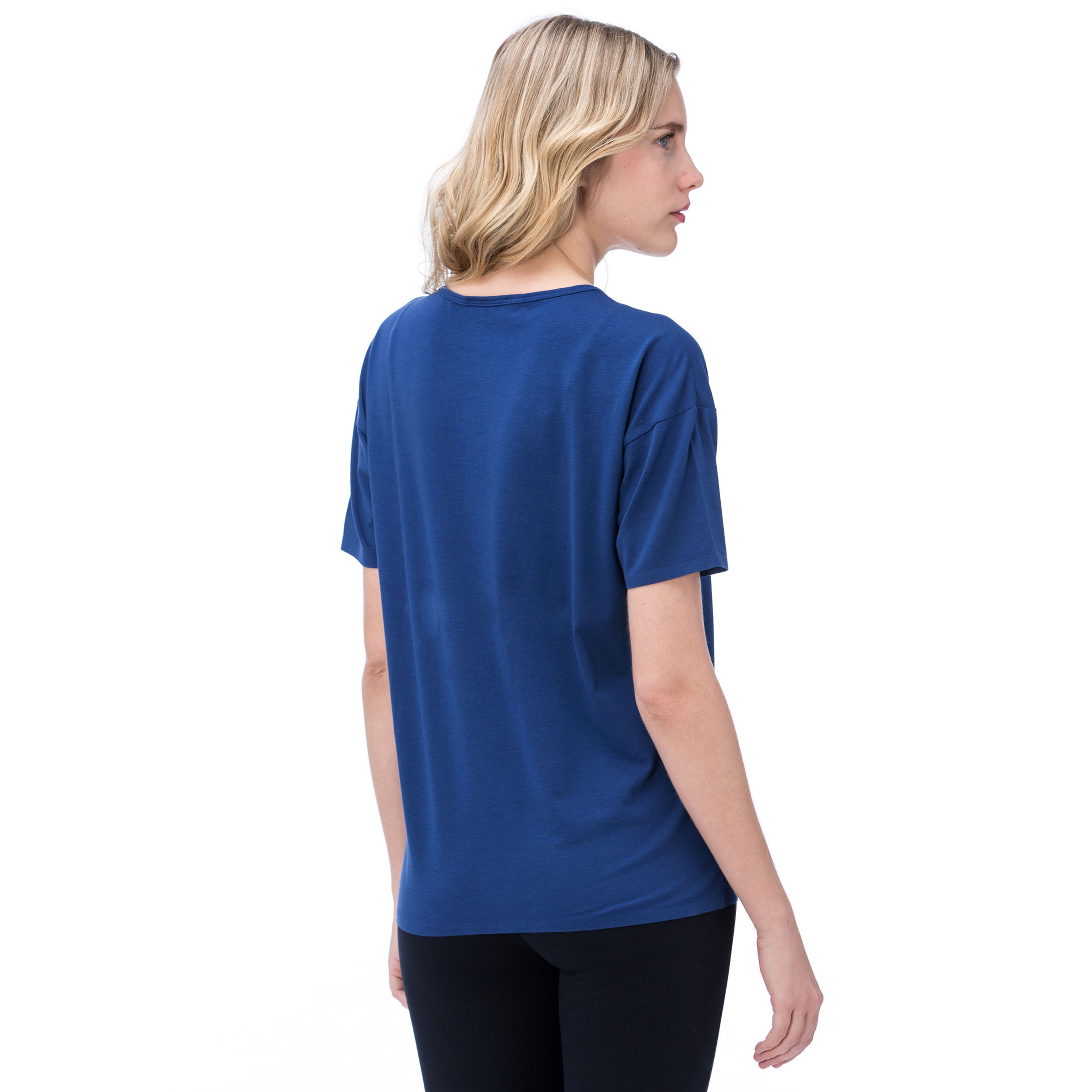 Lacoste Kadın Lacivert T-Shirt